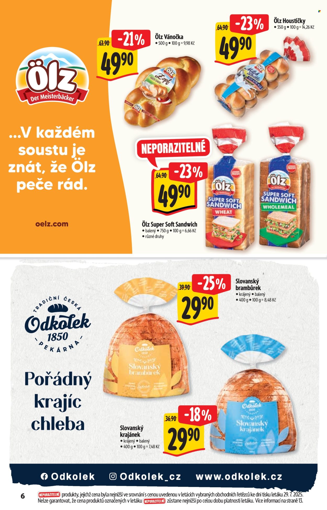 Leták Albert Supermarket - 6.8.2025 - 19.8.2025. Strana 6
