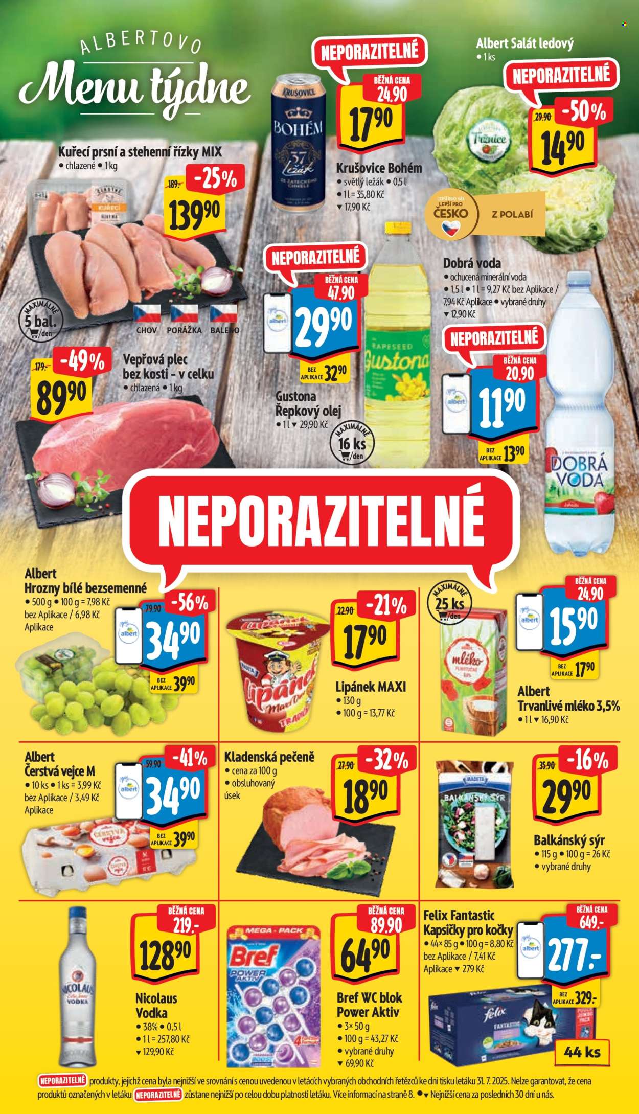 Leták Albert Supermarket - 6.8.2025 - 12.8.2025. Strana 7