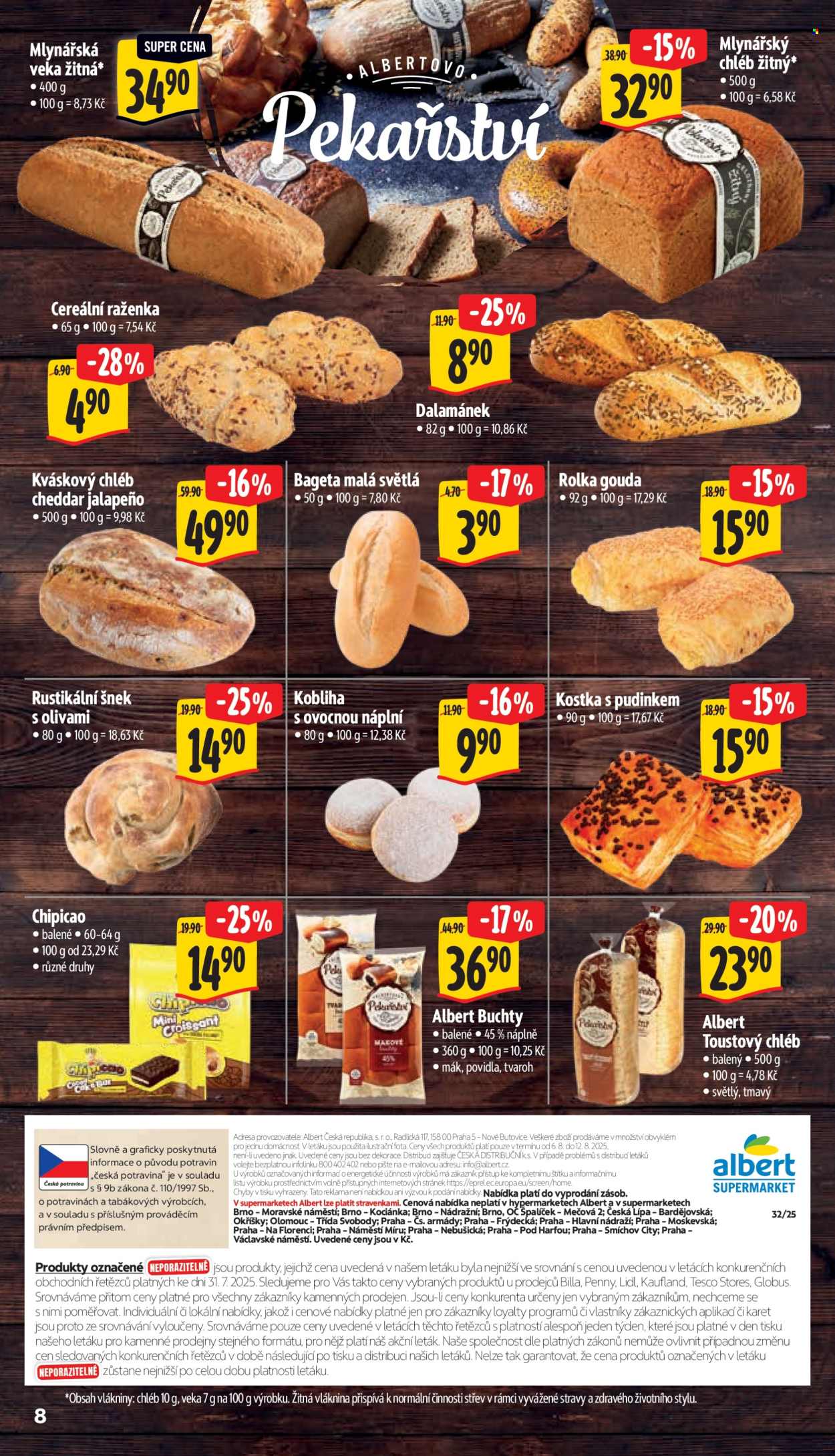 Leták Albert Supermarket - 6.8.2025 - 12.8.2025. Strana 15