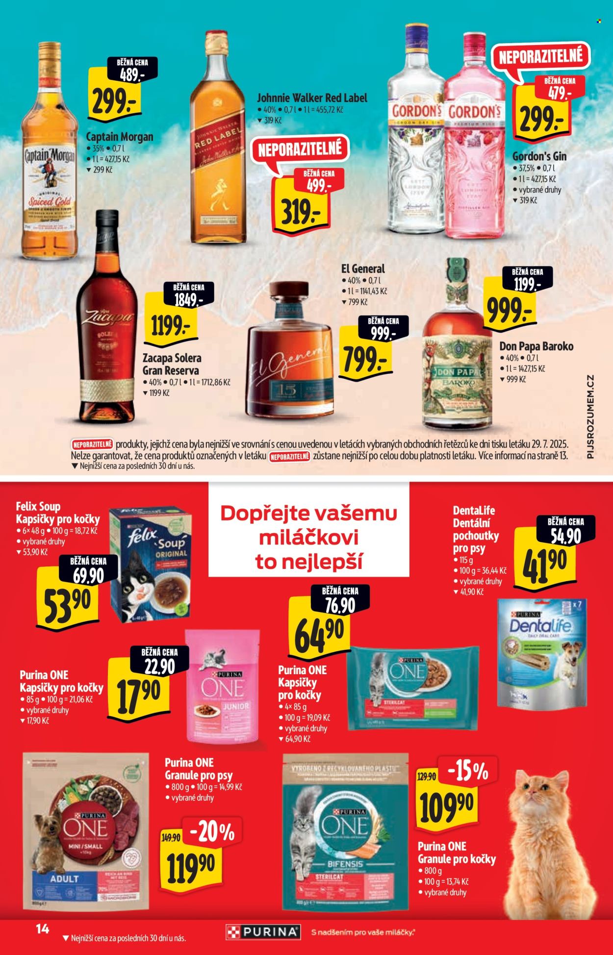 Leták Albert Supermarket - 6.8.2025 - 19.8.2025. Strana 14