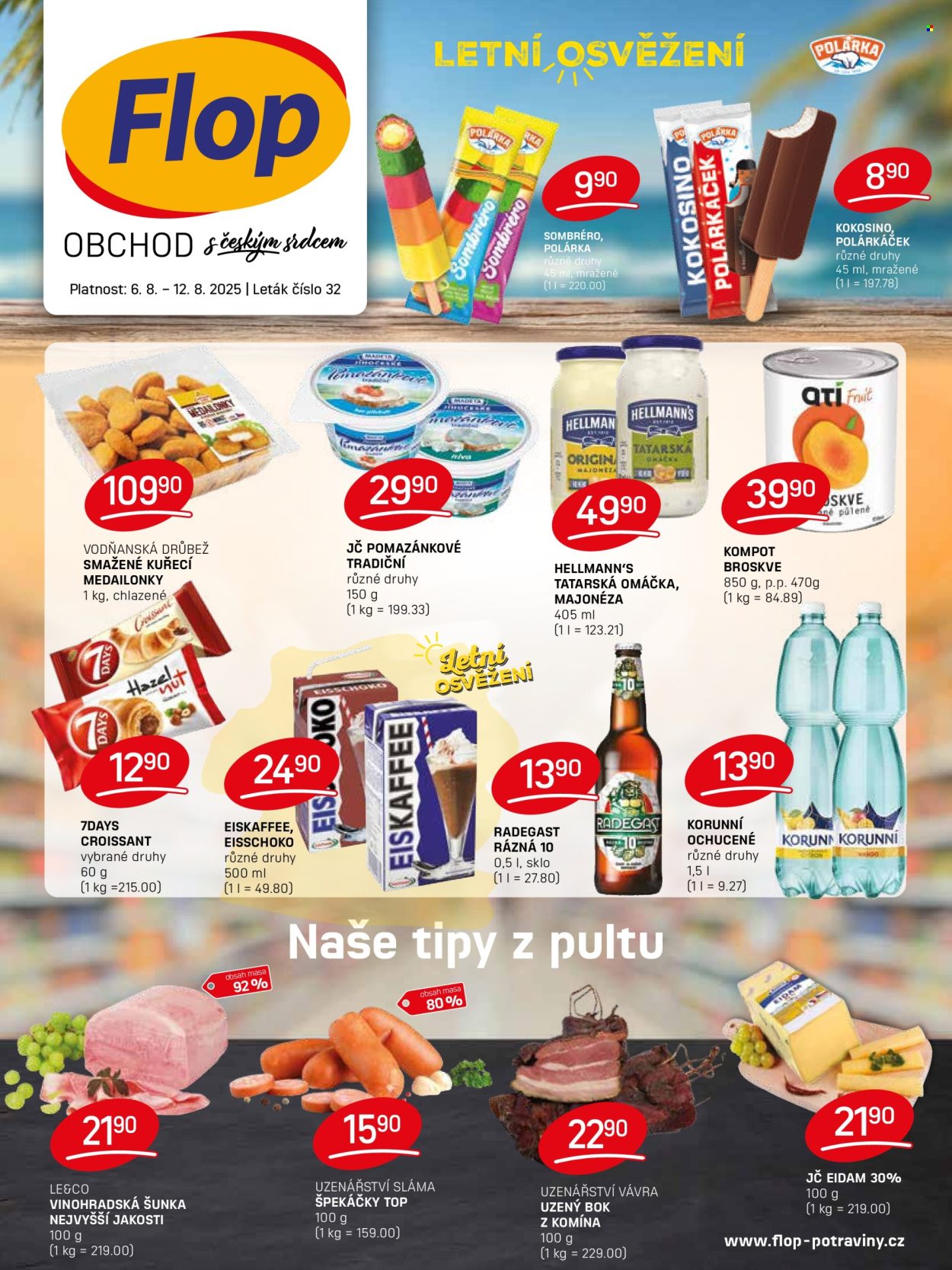 Leták Flop - 6.8.2025 - 12.8.2025. Strana 1