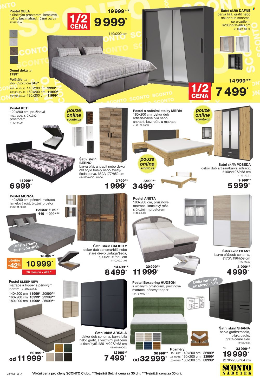 Leták SCONTO NÁBYTEK - 6.8.2025 - 26.8.2025. Strana 5