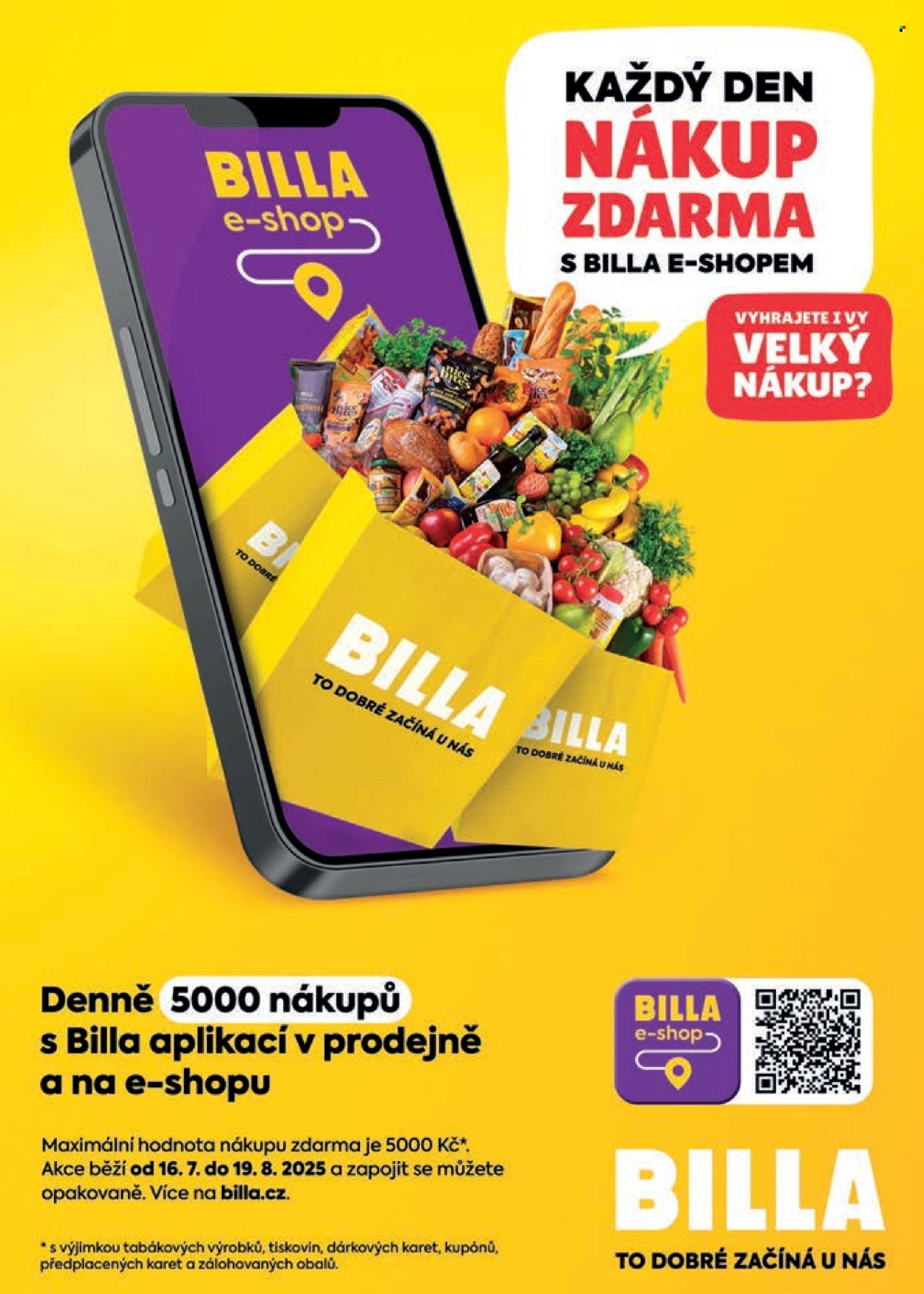 Leták BILLA - 6.8.2025 - 12.8.2025. Strana 27