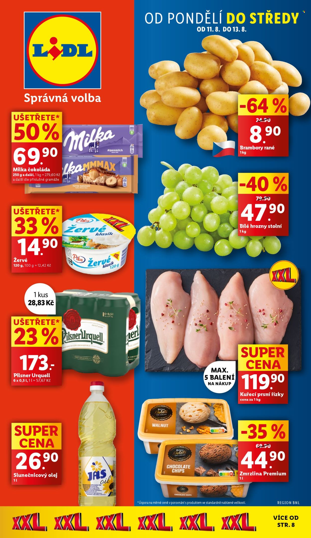 Leták Lidl - 11.8.2025 - 13.8.2025. Strana 1