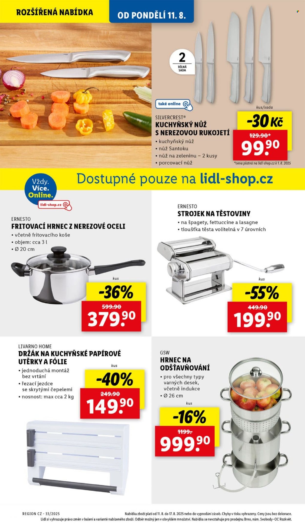 Leták Lidl - 11.8.2025 - 13.8.2025. Strana 33
