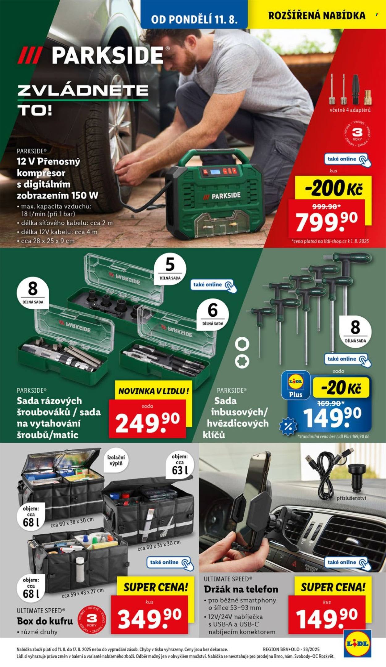 Leták Lidl - 11.8.2025 - 13.8.2025. Strana 39