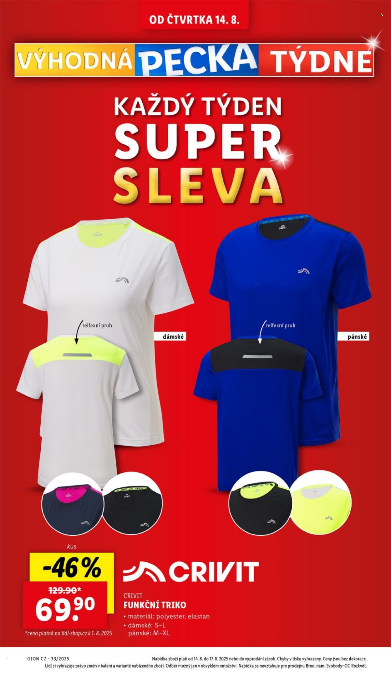 Leták Lidl - 14.8.2025 - 17.8.2025. Strana 6
