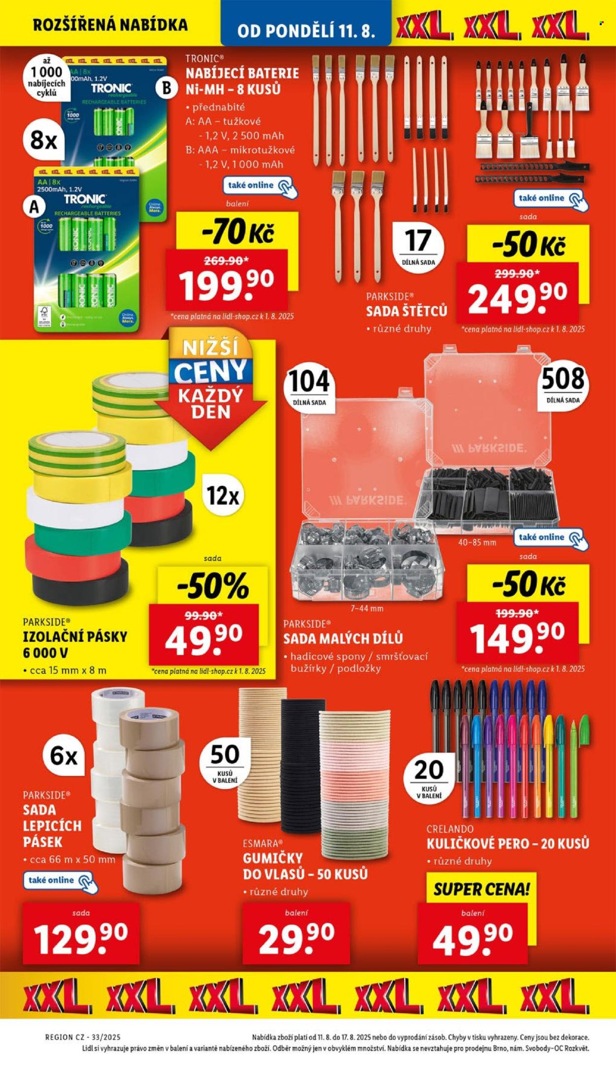 Leták Lidl - 11.8.2025 - 17.8.2025. Strana 4