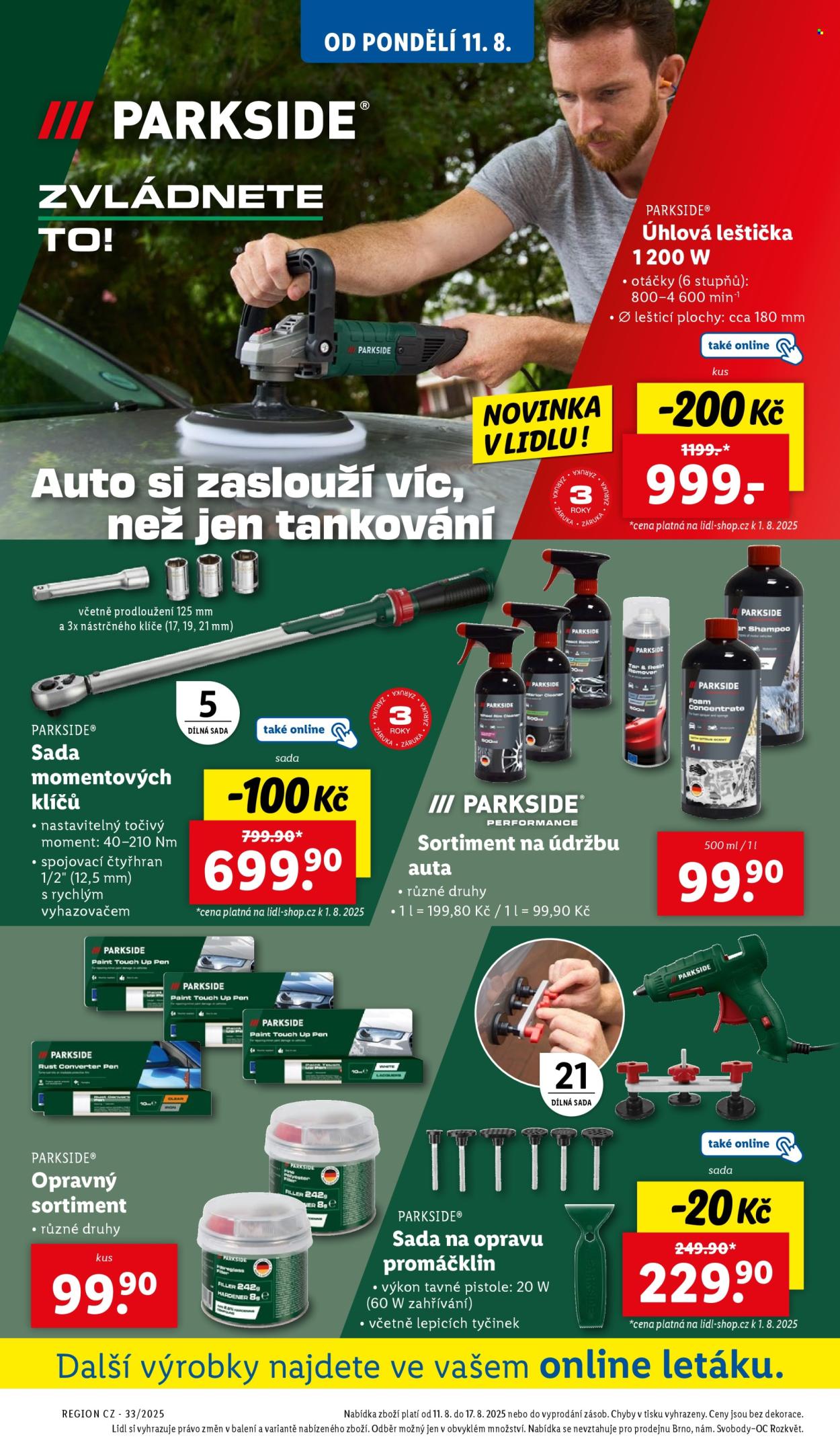 Leták Lidl - 11.8.2025 - 17.8.2025. Strana 10