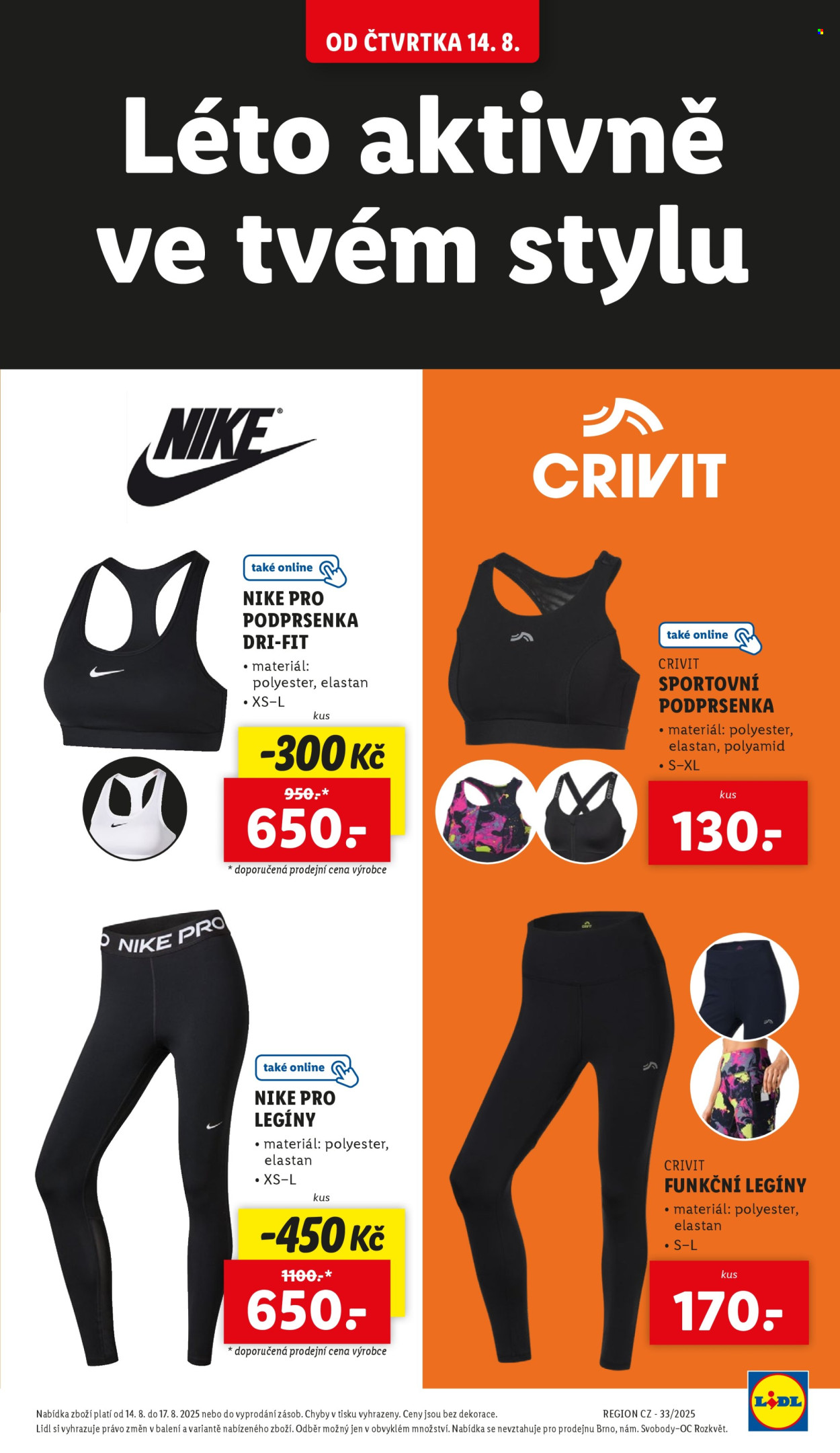 Leták Lidl - 11.8.2025 - 17.8.2025. Strana 19