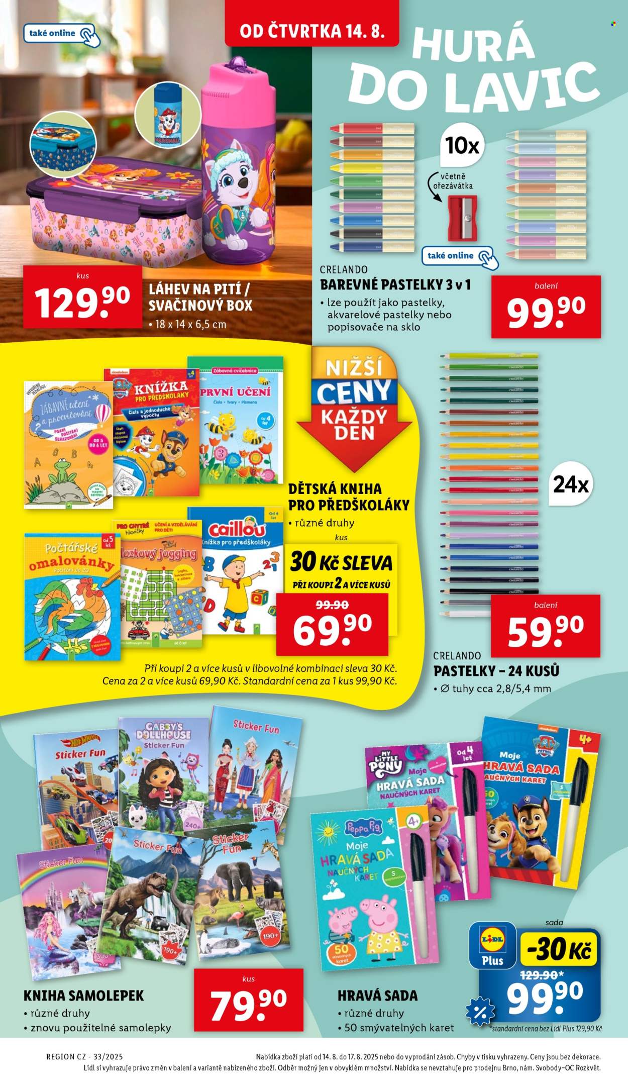 Leták Lidl - 11.8.2025 - 17.8.2025. Strana 20