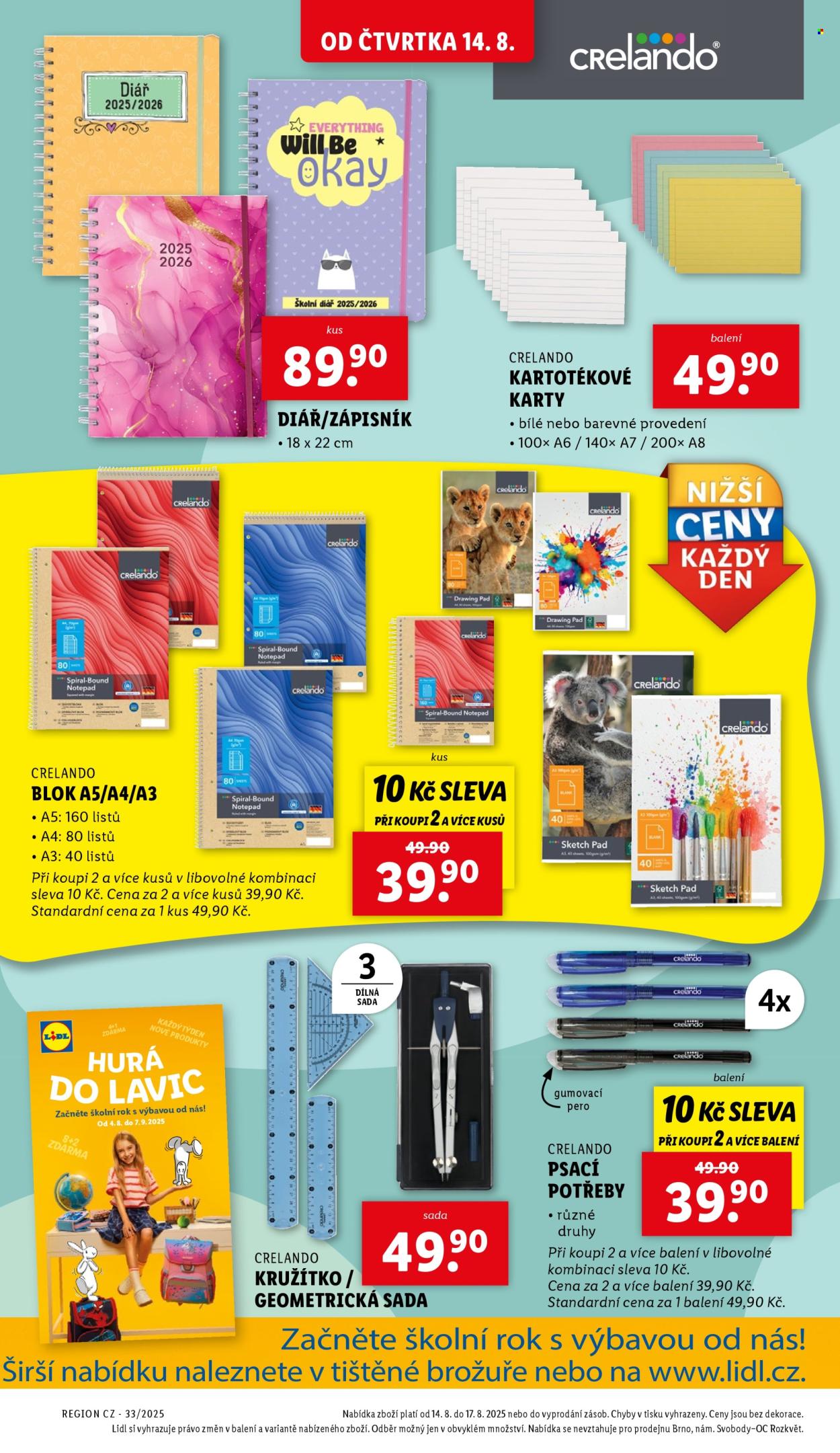 Leták Lidl - 11.8.2025 - 17.8.2025. Strana 22