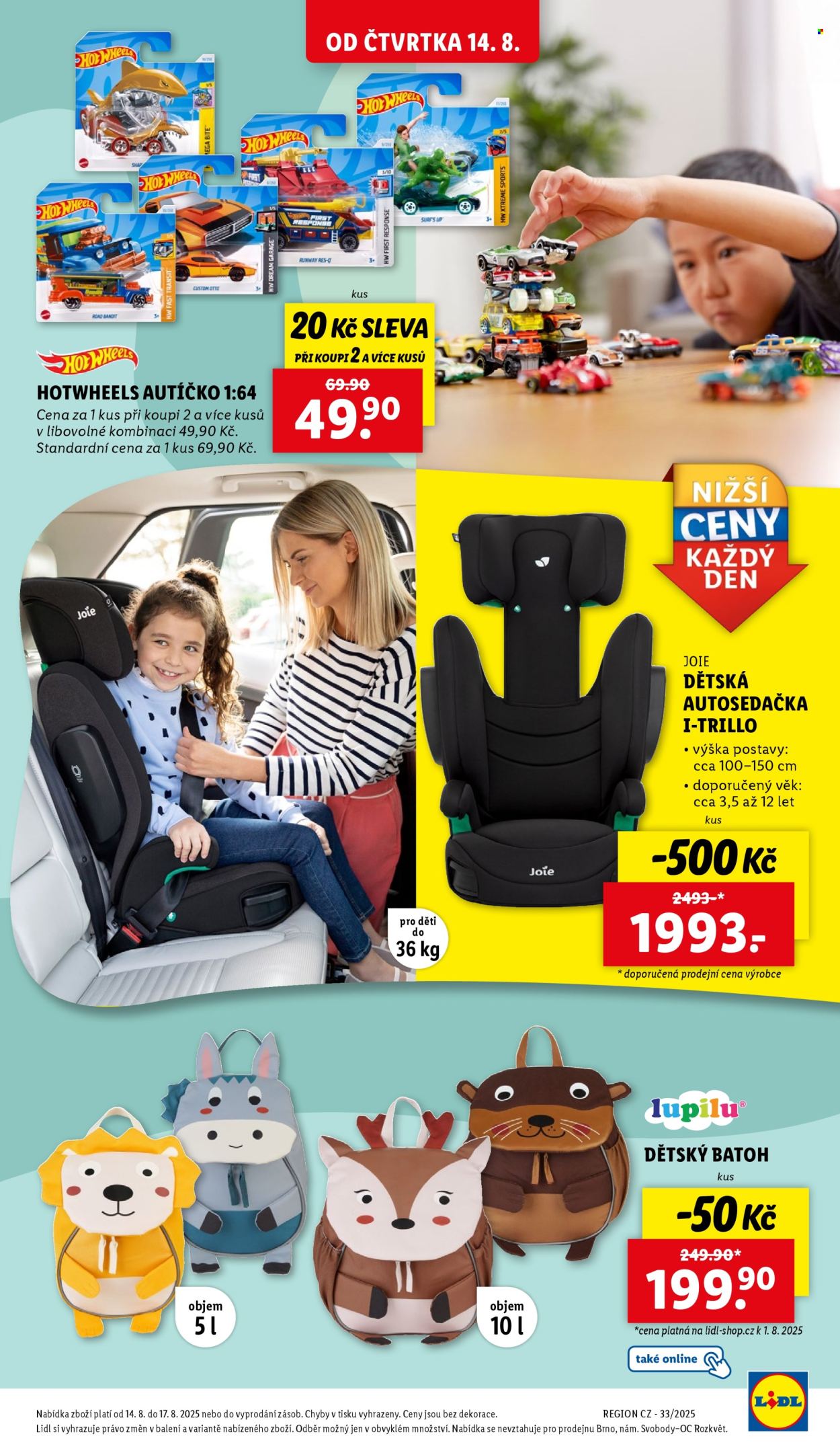 Leták Lidl - 11.8.2025 - 17.8.2025. Strana 23
