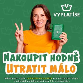 Leták Vyplatíse - 7.8.2025 - 13.8.2025.