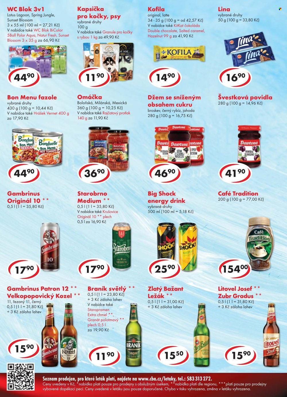 Leták CBA Premium - 13.8.2025 - 19.8.2025. Strana 4