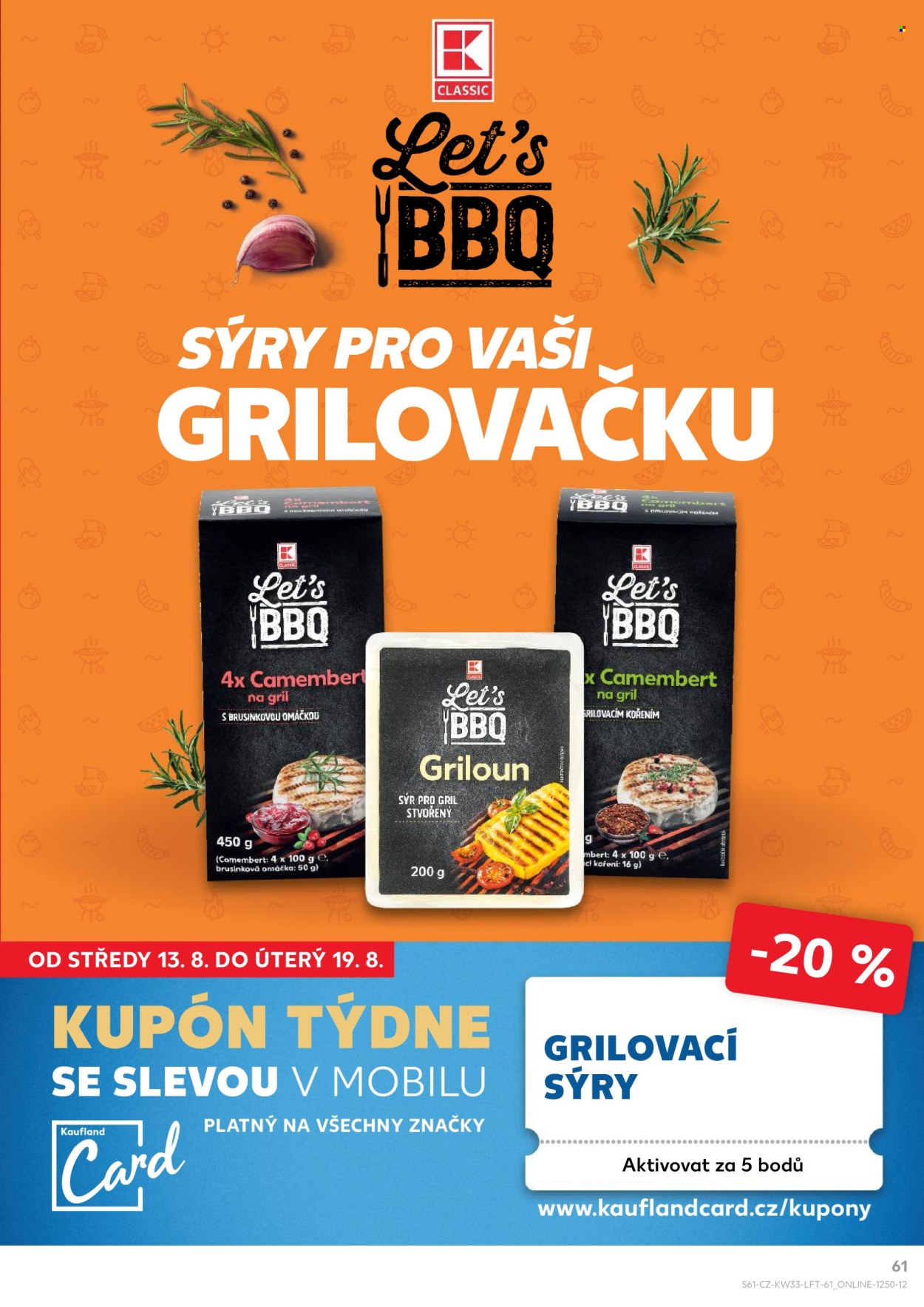 Leták Kaufland - 13.8.2025 - 19.8.2025. Strana 61