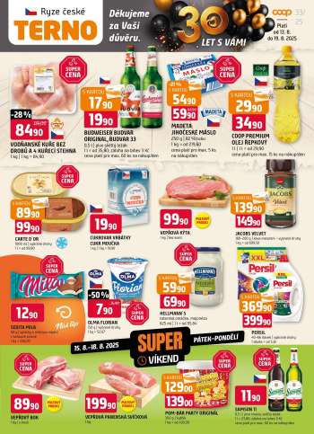 Leták coop TERNO - 13.8.2025 - 19.8.2025.