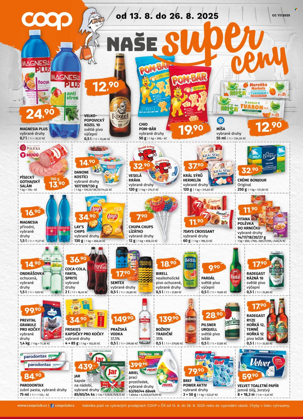 Leták coop TERNO - 13.8.2025 - 19.8.2025. Strana 17