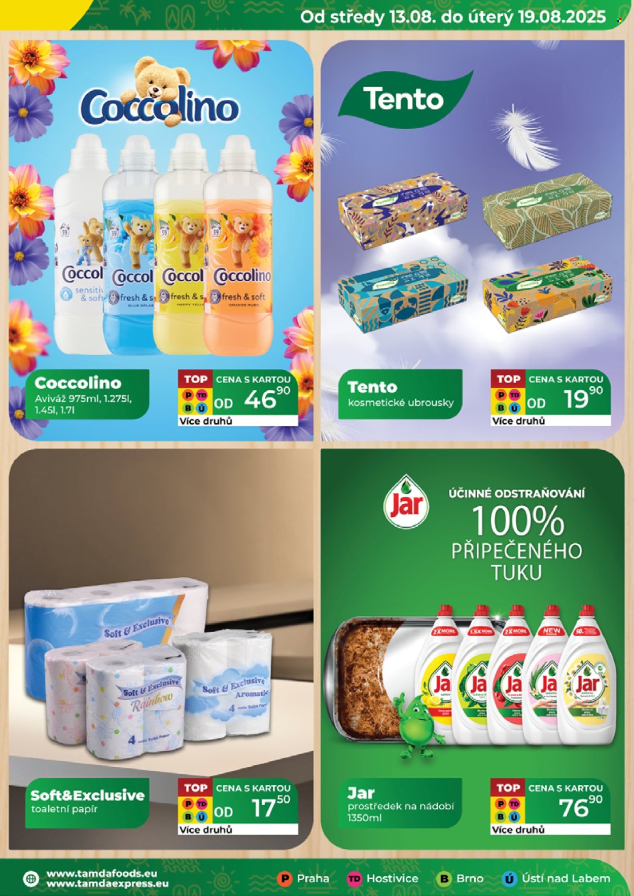 Leták Tamda Foods - 13.8.2025 - 19.8.2025. Strana 19