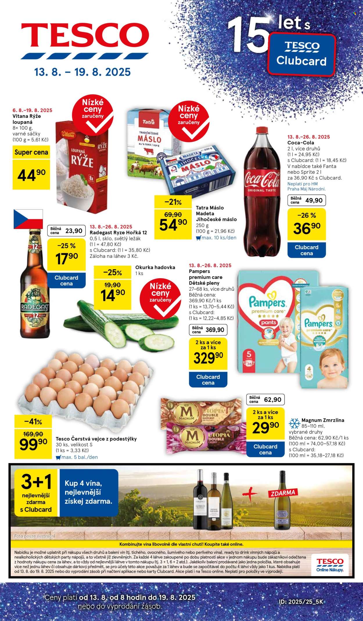 Leták TESCO - 13.8.2025 - 19.8.2025. Strana 1
