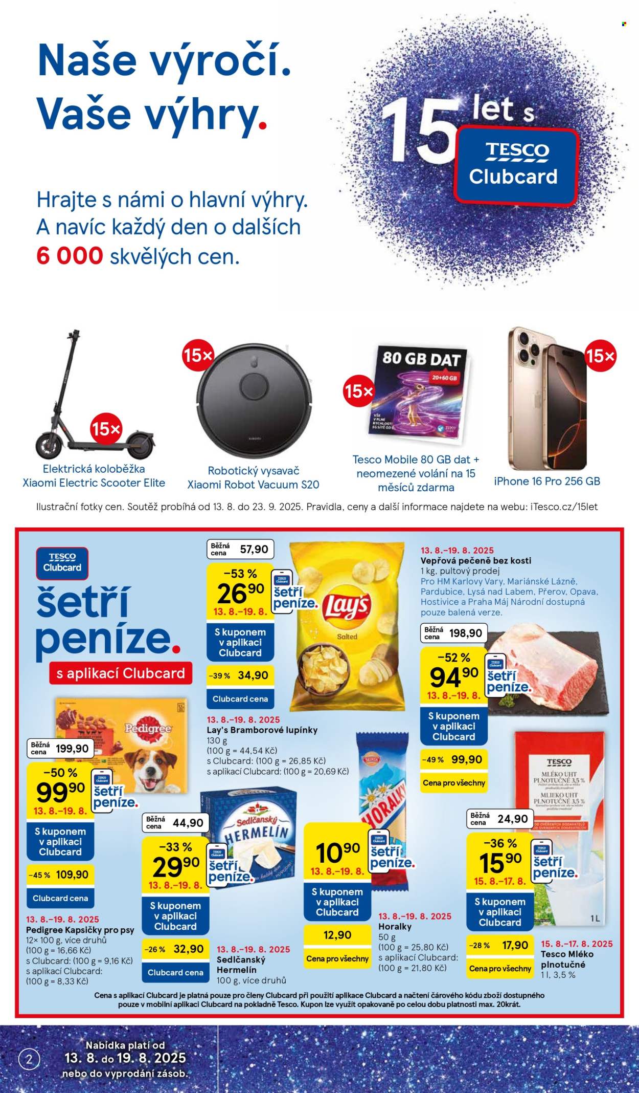 Leták TESCO - 13.8.2025 - 19.8.2025. Strana 2