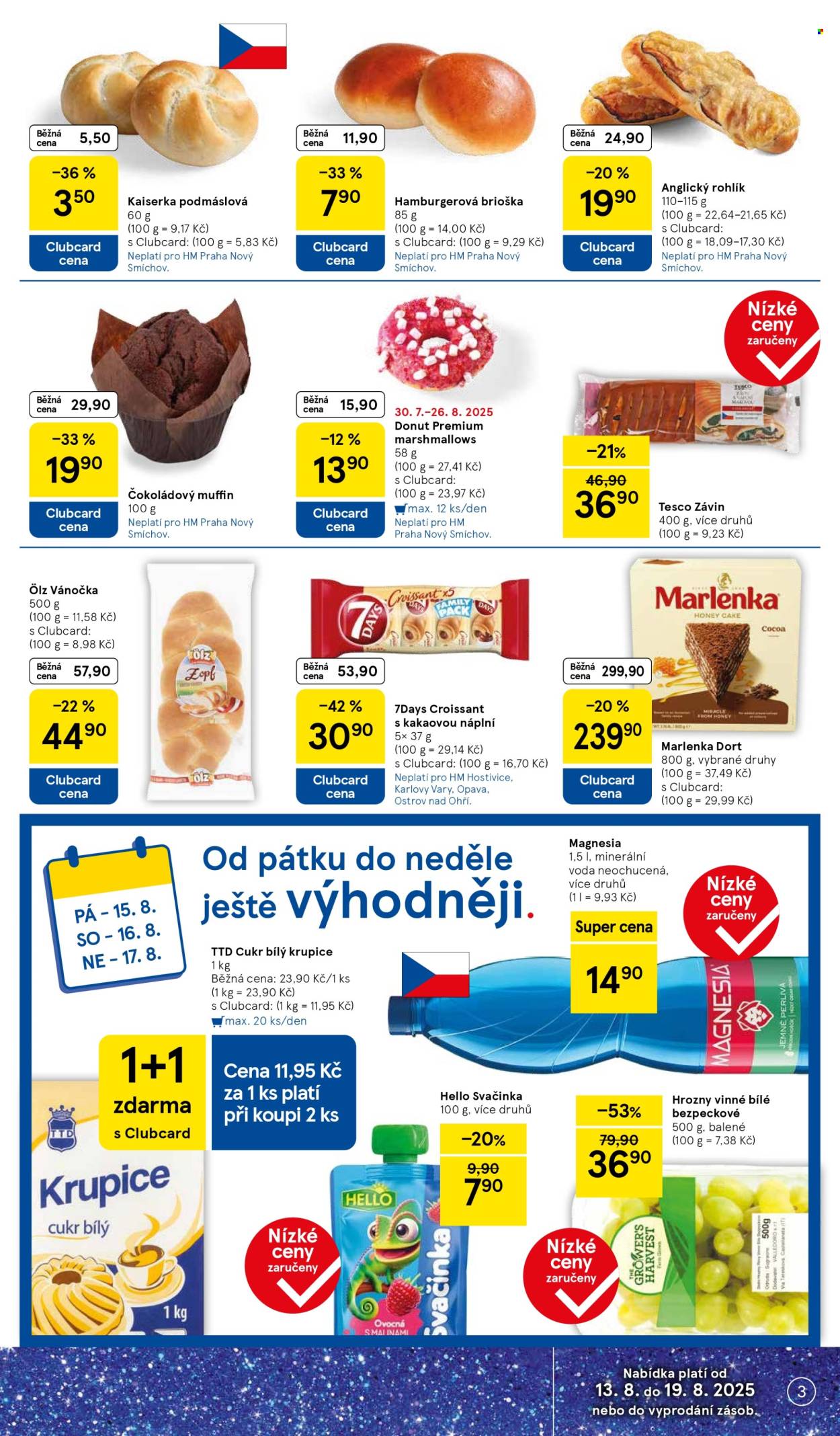 Leták TESCO - 13.8.2025 - 19.8.2025. Strana 3