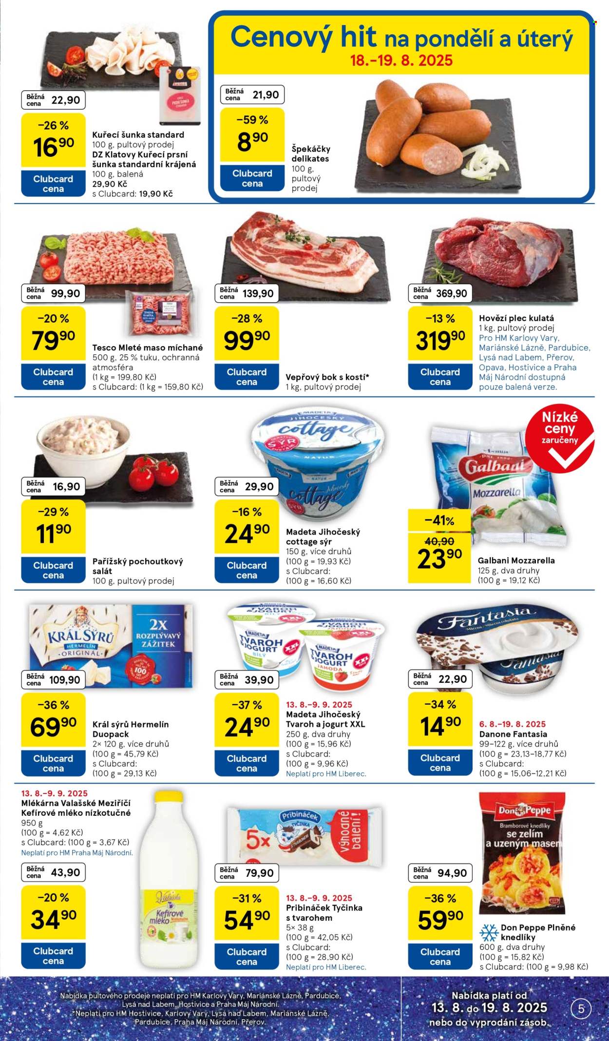 Leták TESCO - 13.8.2025 - 19.8.2025. Strana 5