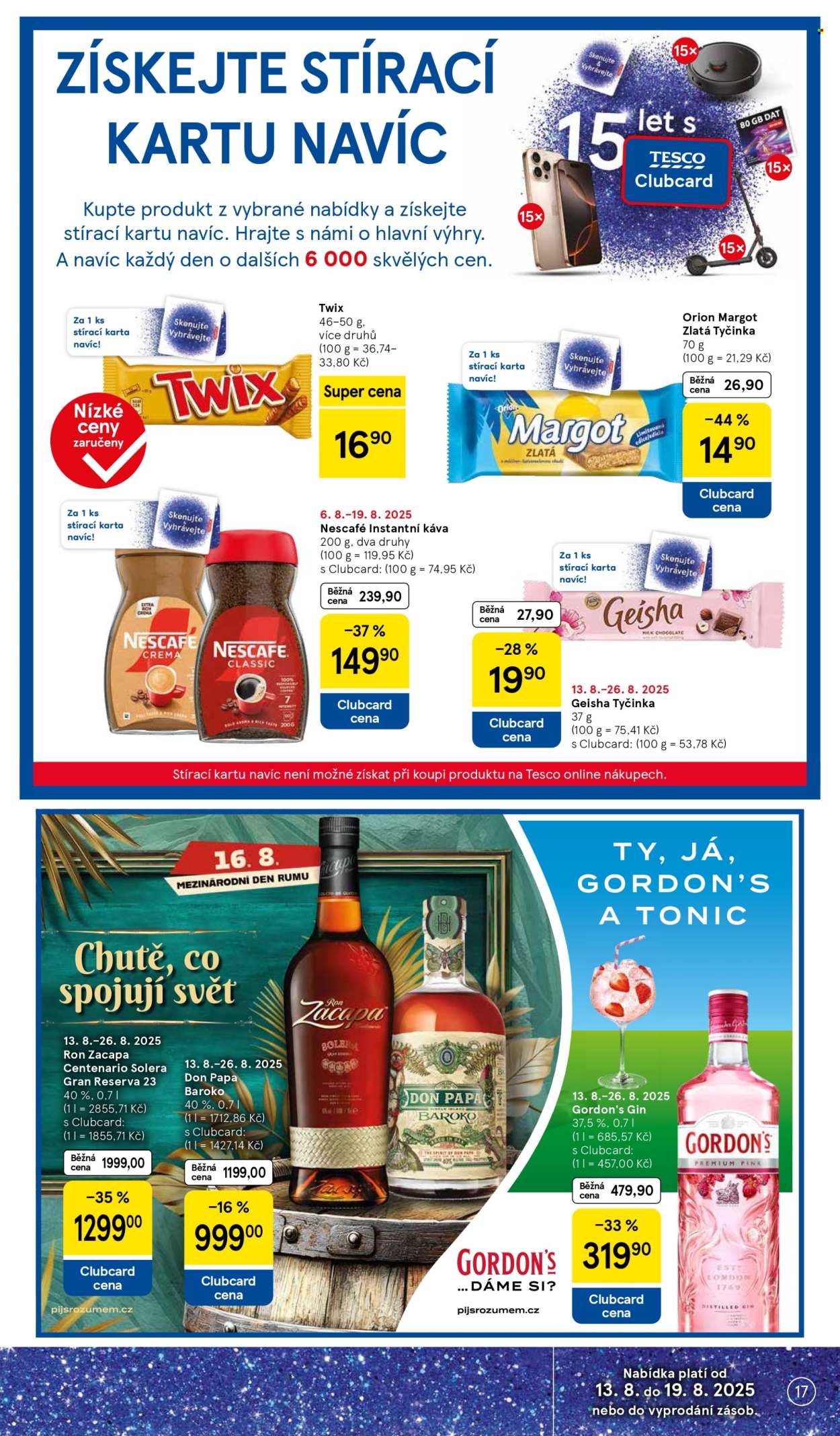Leták TESCO - 13.8.2025 - 19.8.2025. Strana 17