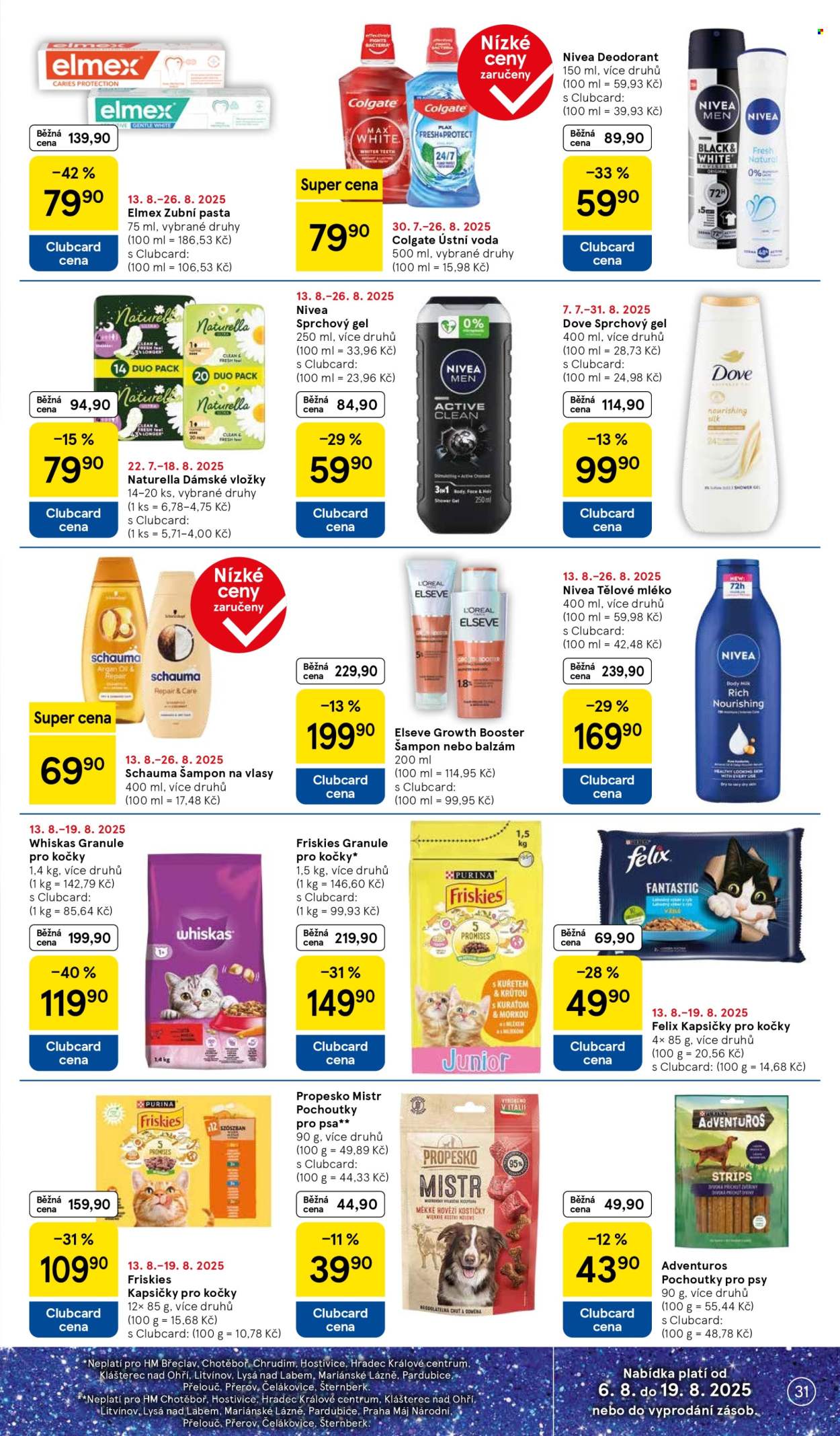 Leták TESCO - 13.8.2025 - 19.8.2025. Strana 31