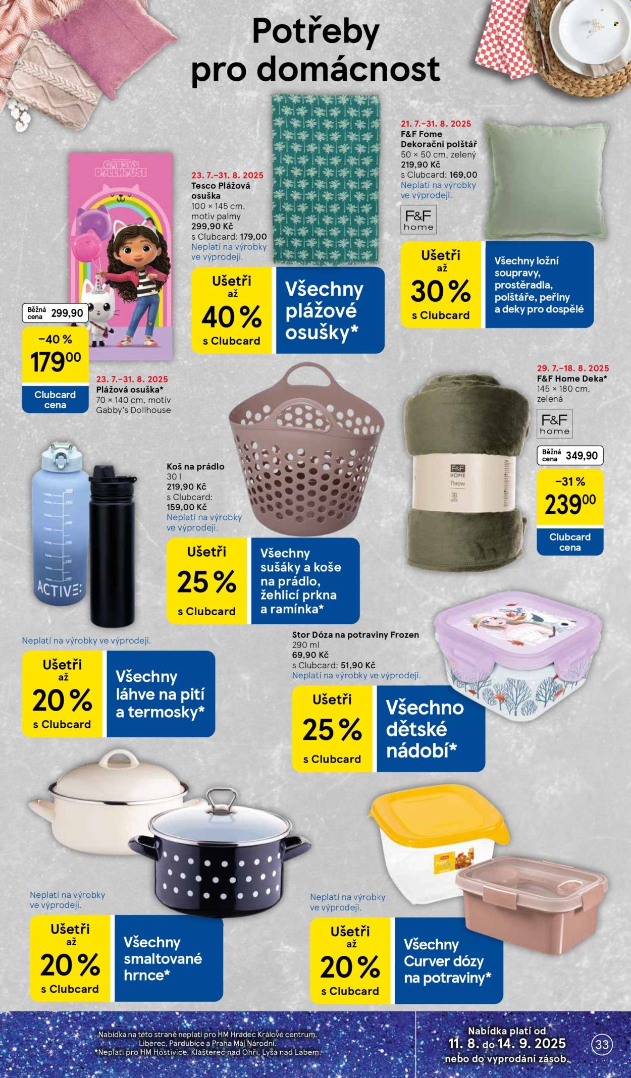 Leták TESCO - 13.8.2025 - 19.8.2025. Strana 33