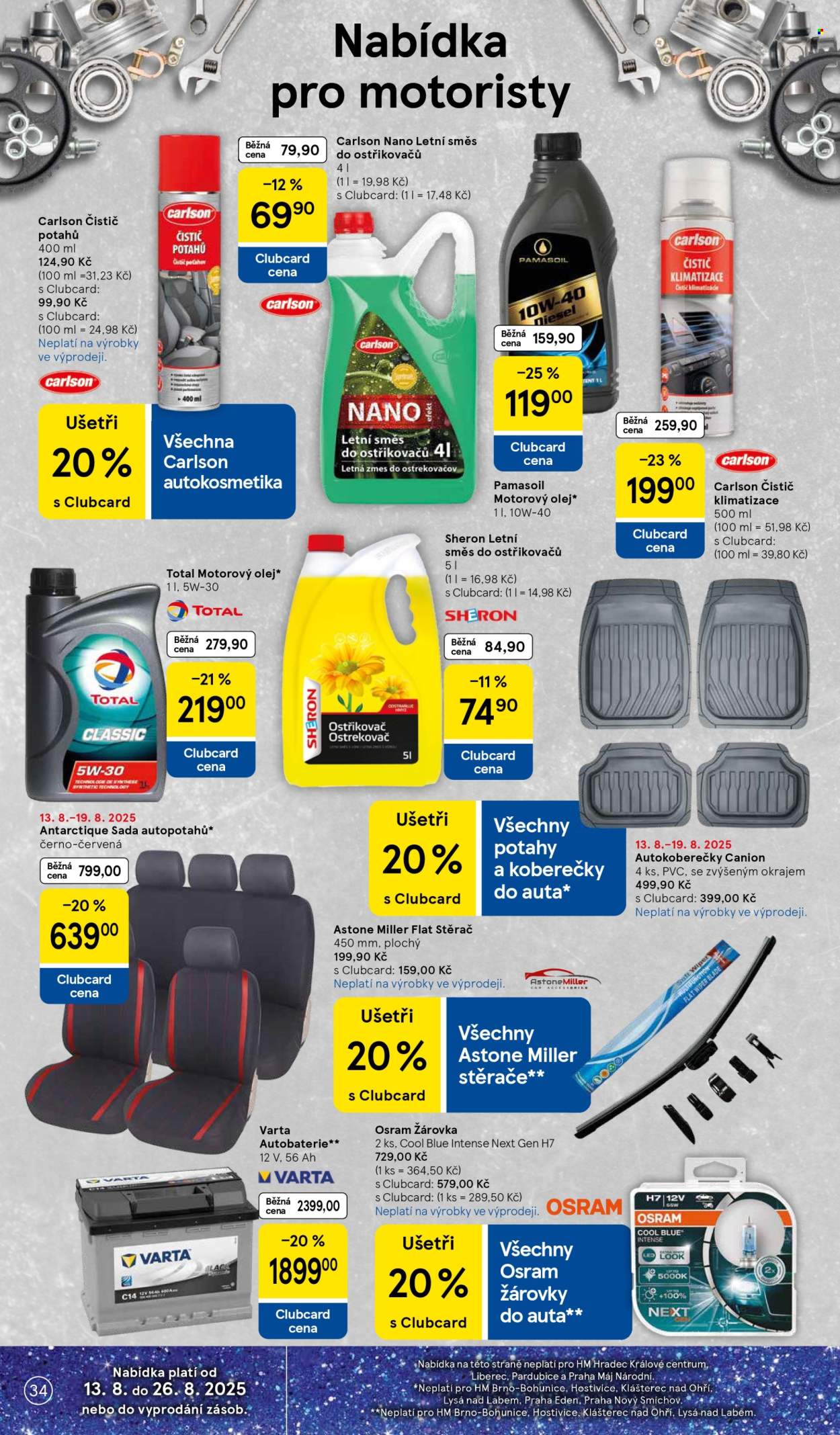 Leták TESCO - 13.8.2025 - 19.8.2025. Strana 34