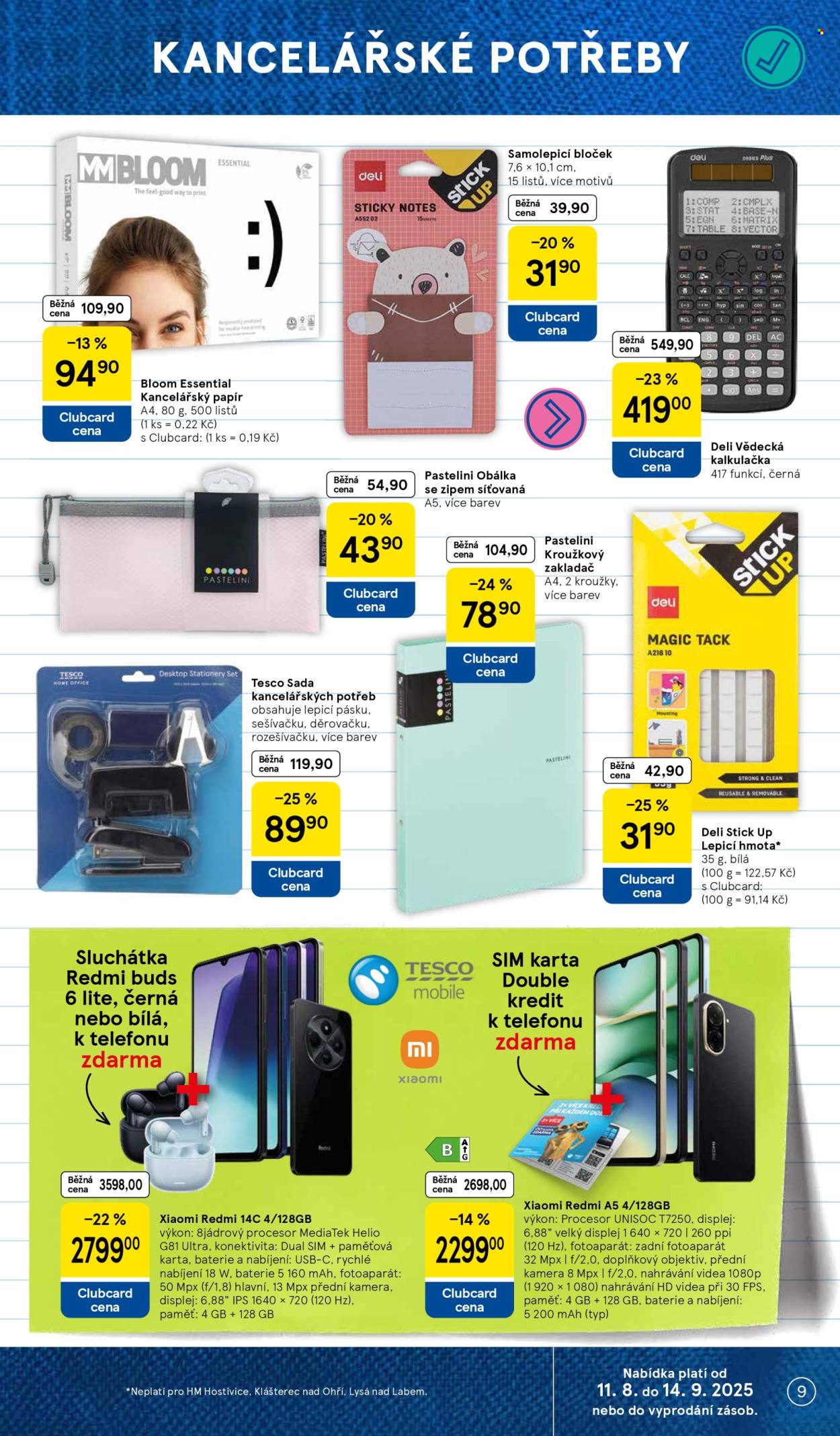 Leták TESCO hypermarket - 11.8.2025 - 12.9.2025. Strana 9