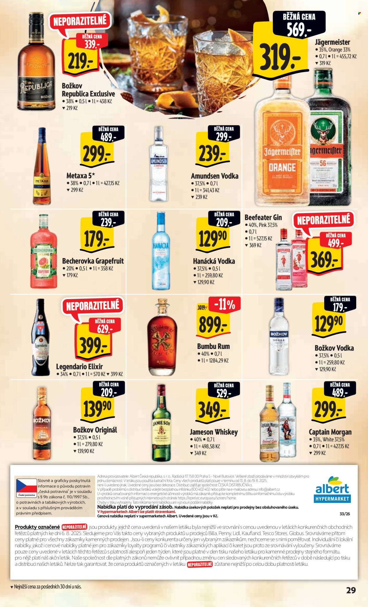 Leták Albert Hypermarket - 13.8.2025 - 19.8.2025. Strana 36