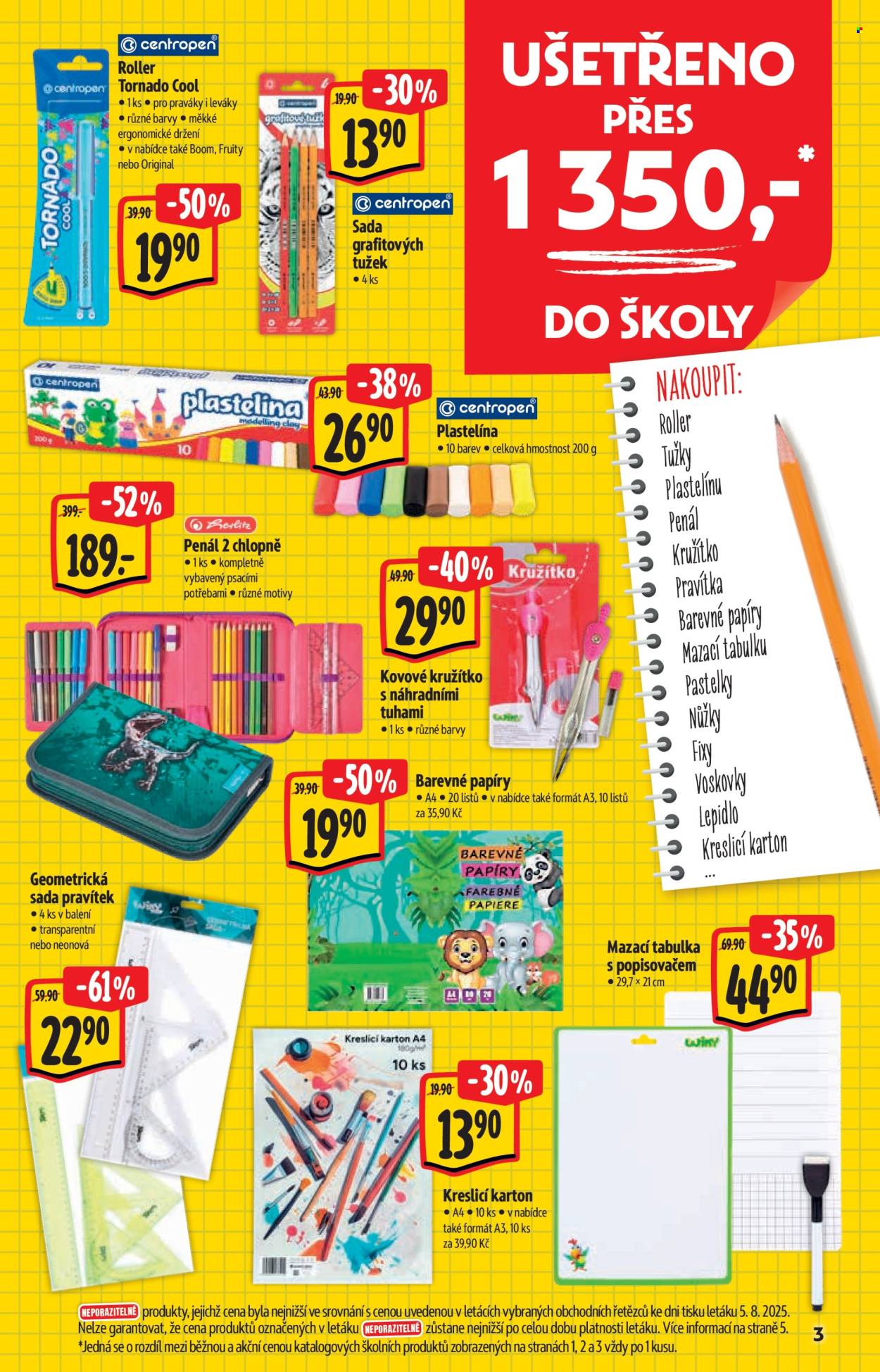 Leták Albert Hypermarket - 13.8.2025 - 9.9.2025. Strana 3