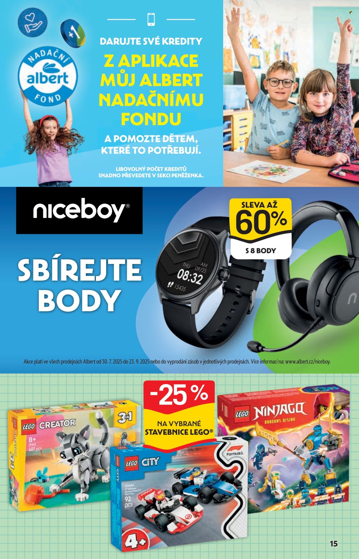 Leták Albert Hypermarket - 13.8.2025 - 9.9.2025. Strana 15