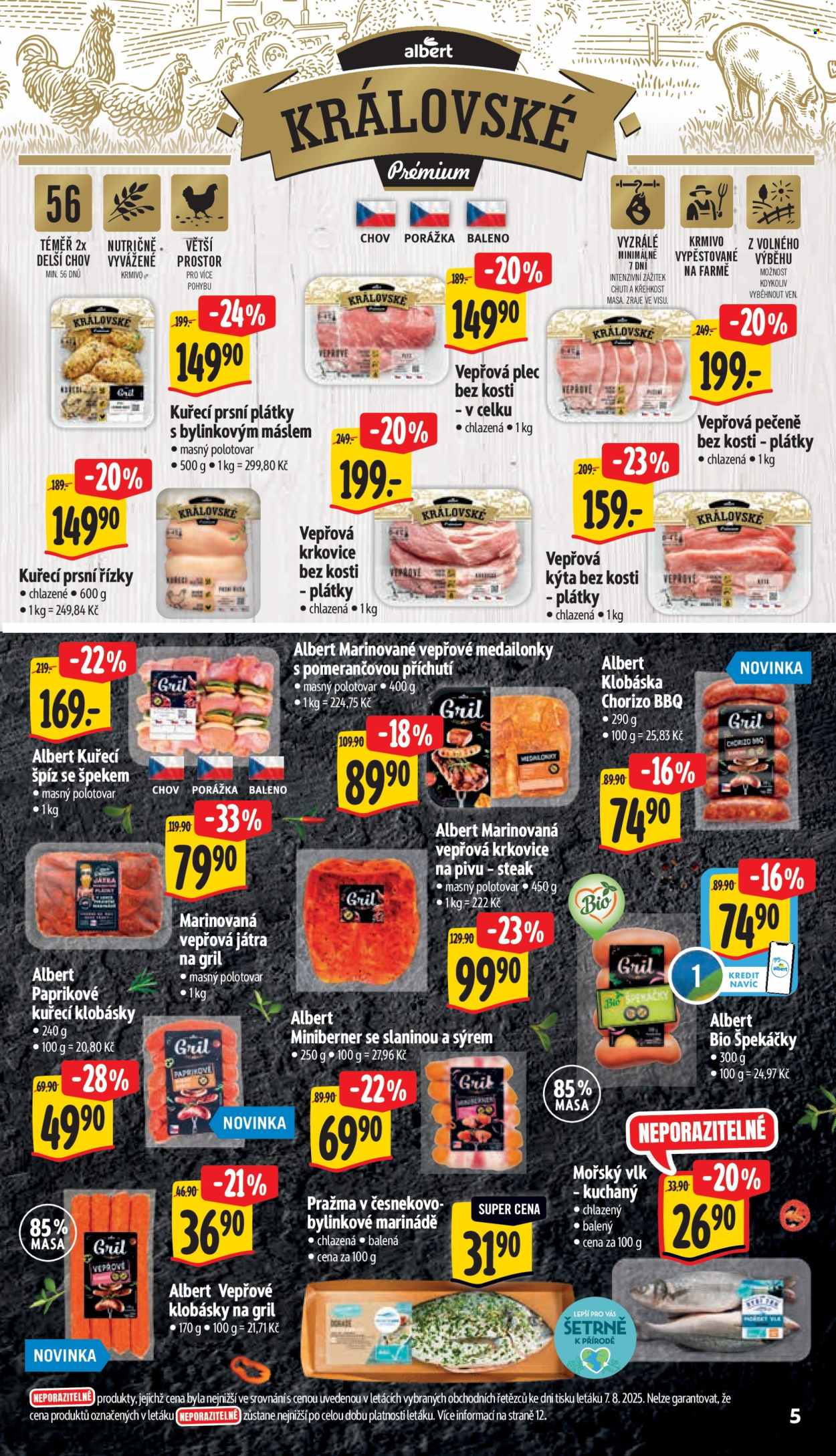 Leták Albert Supermarket - 13.8.2025 - 19.8.2025. Strana 10