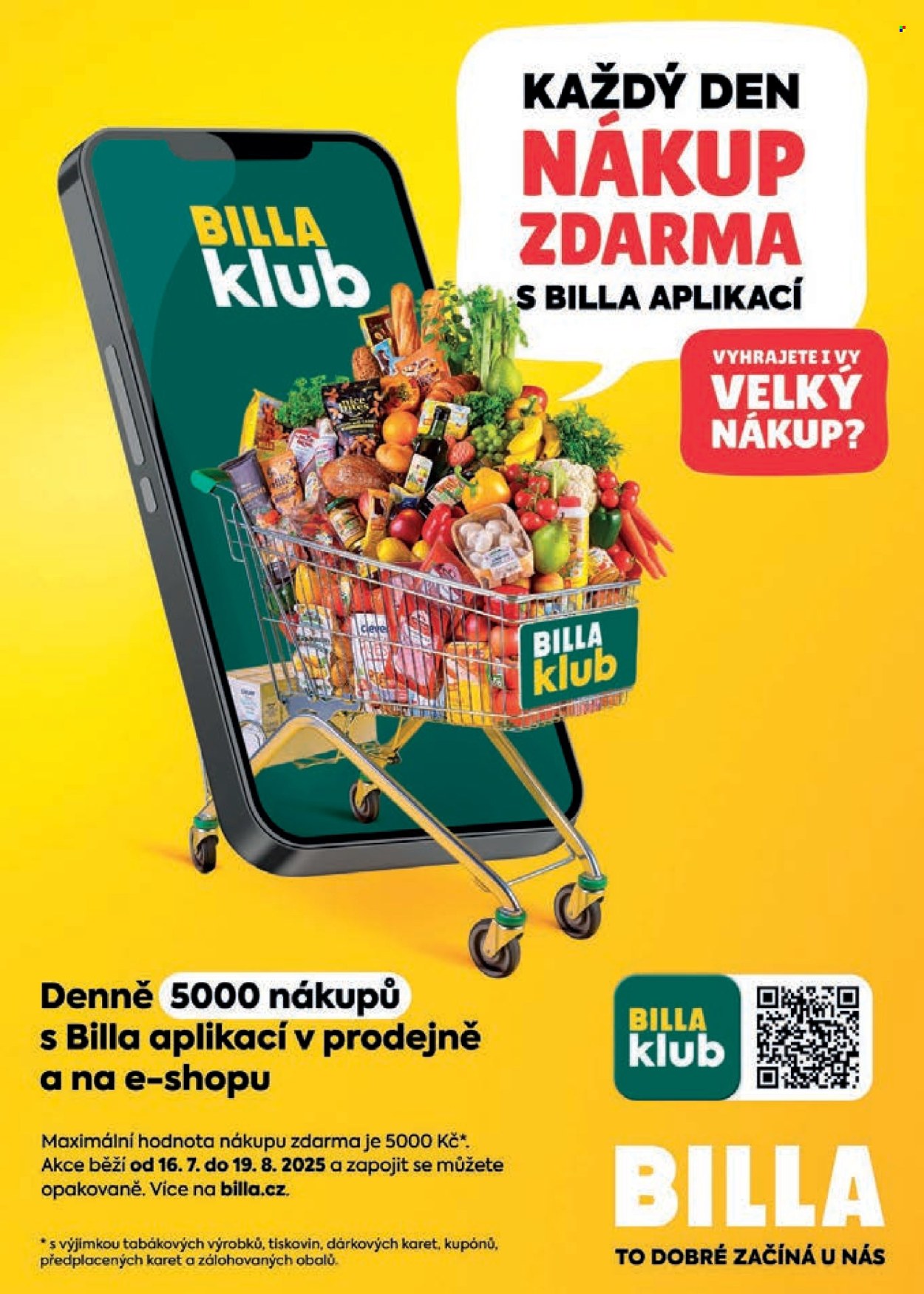 Leták BILLA - 13.8.2025 - 19.8.2025. Strana 16