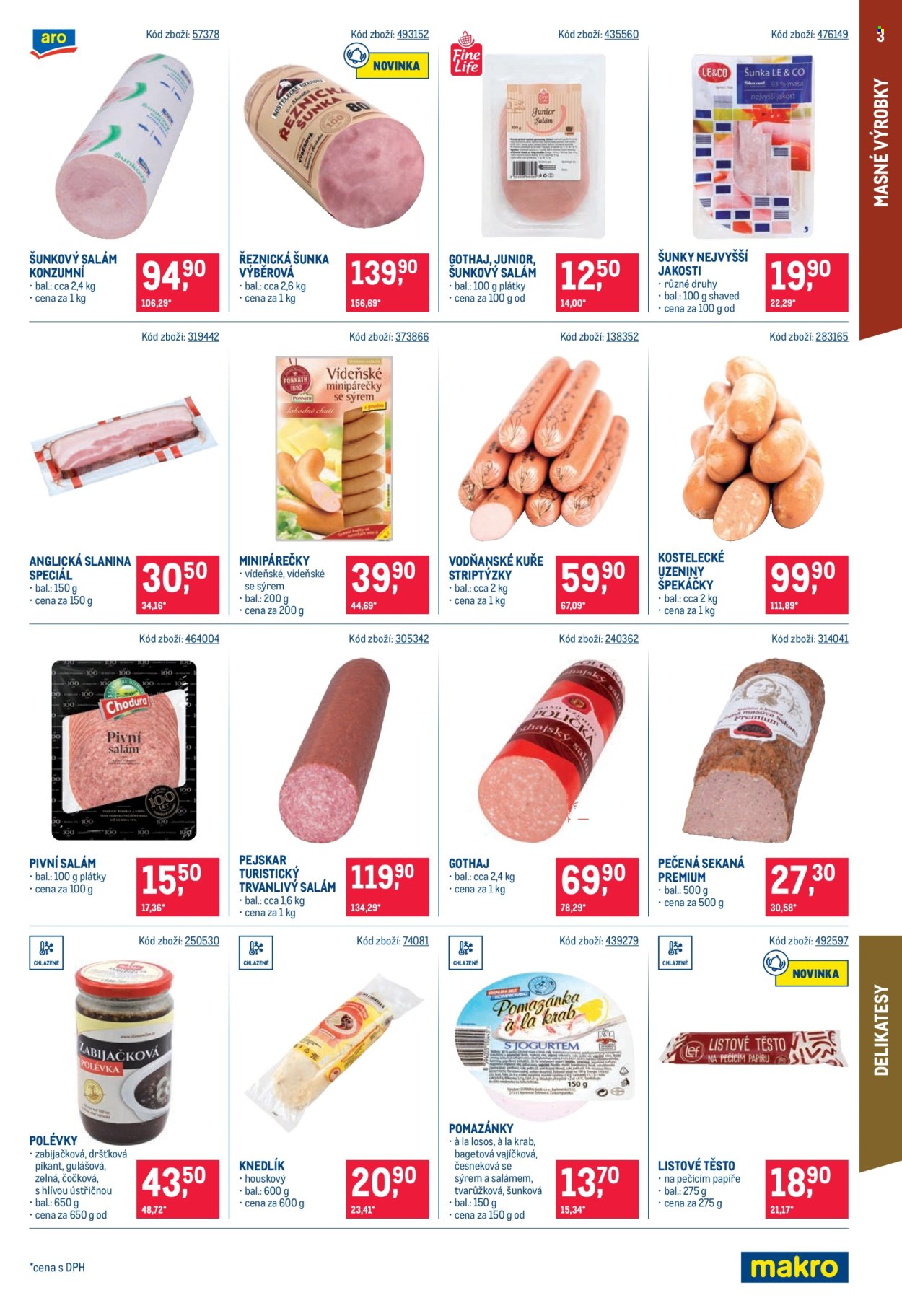 Leták MAKRO - 13.8.2025 - 26.8.2025. Strana 3