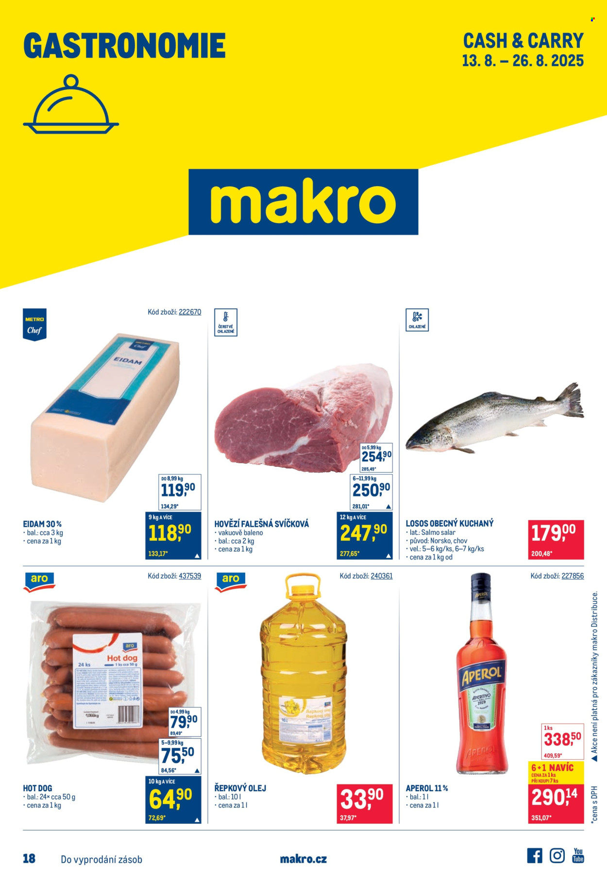 Leták MAKRO - 13.8.2025 - 26.8.2025. Strana 1
