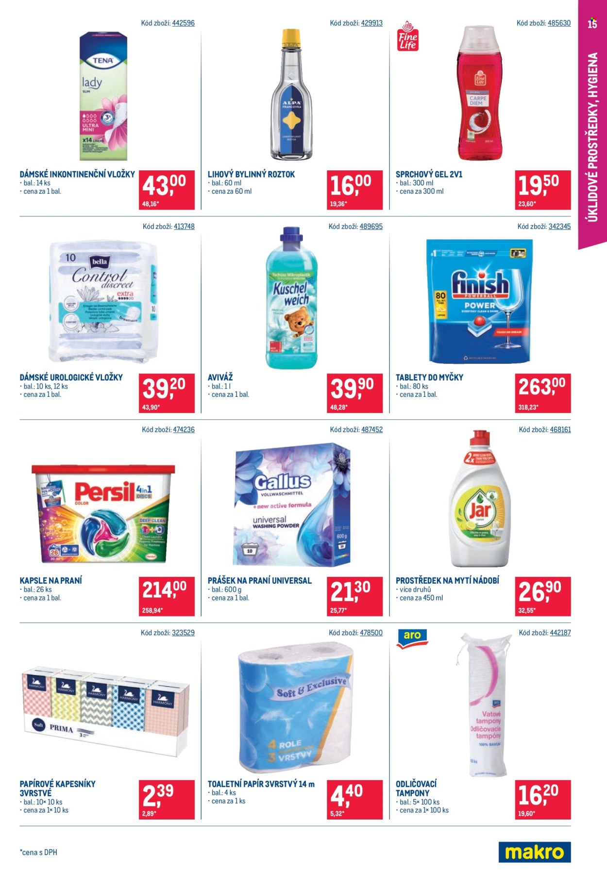 Leták MAKRO - 13.8.2025 - 26.8.2025. Strana 15