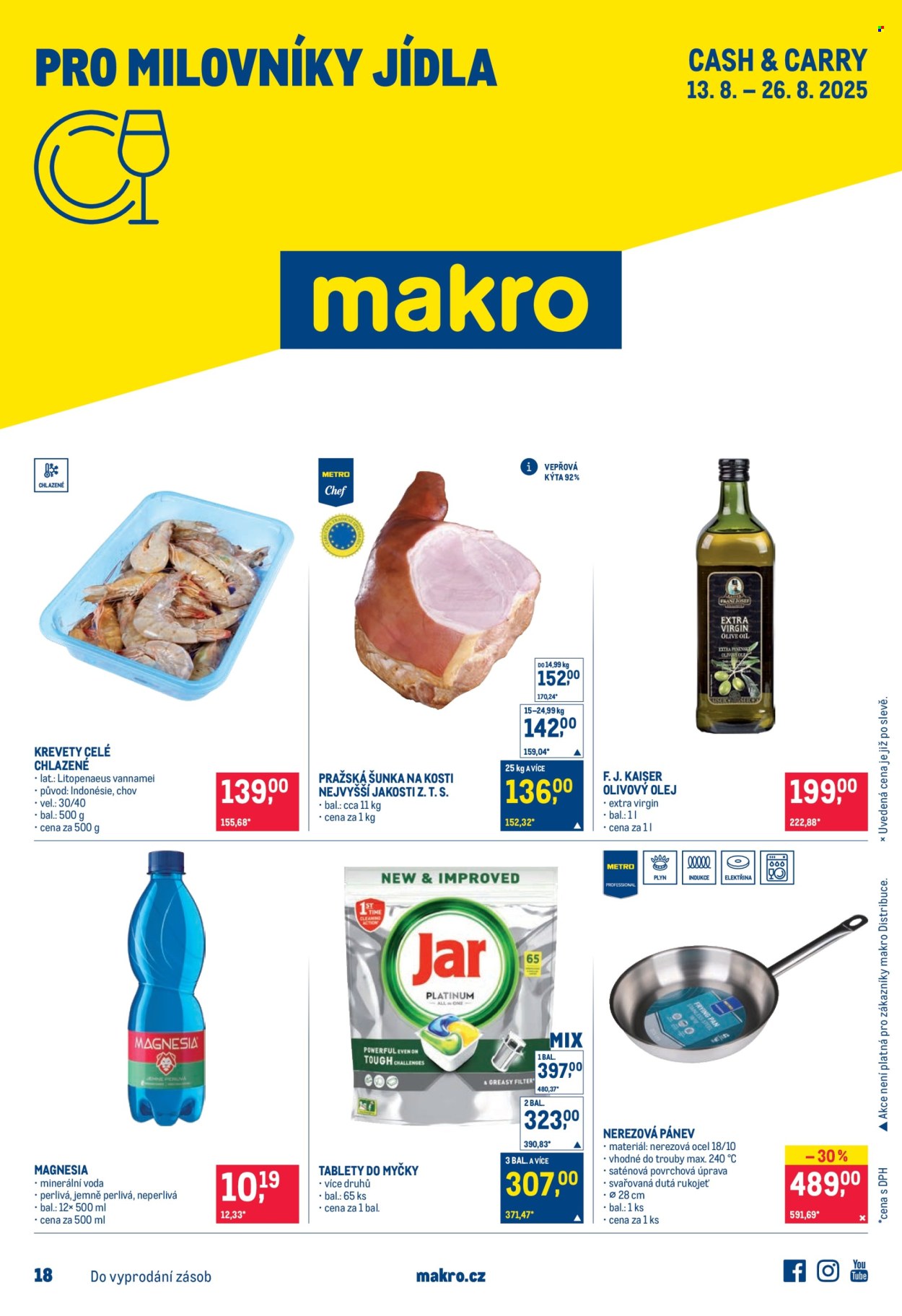 Leták MAKRO - 13.8.2025 - 26.8.2025. Strana 1
