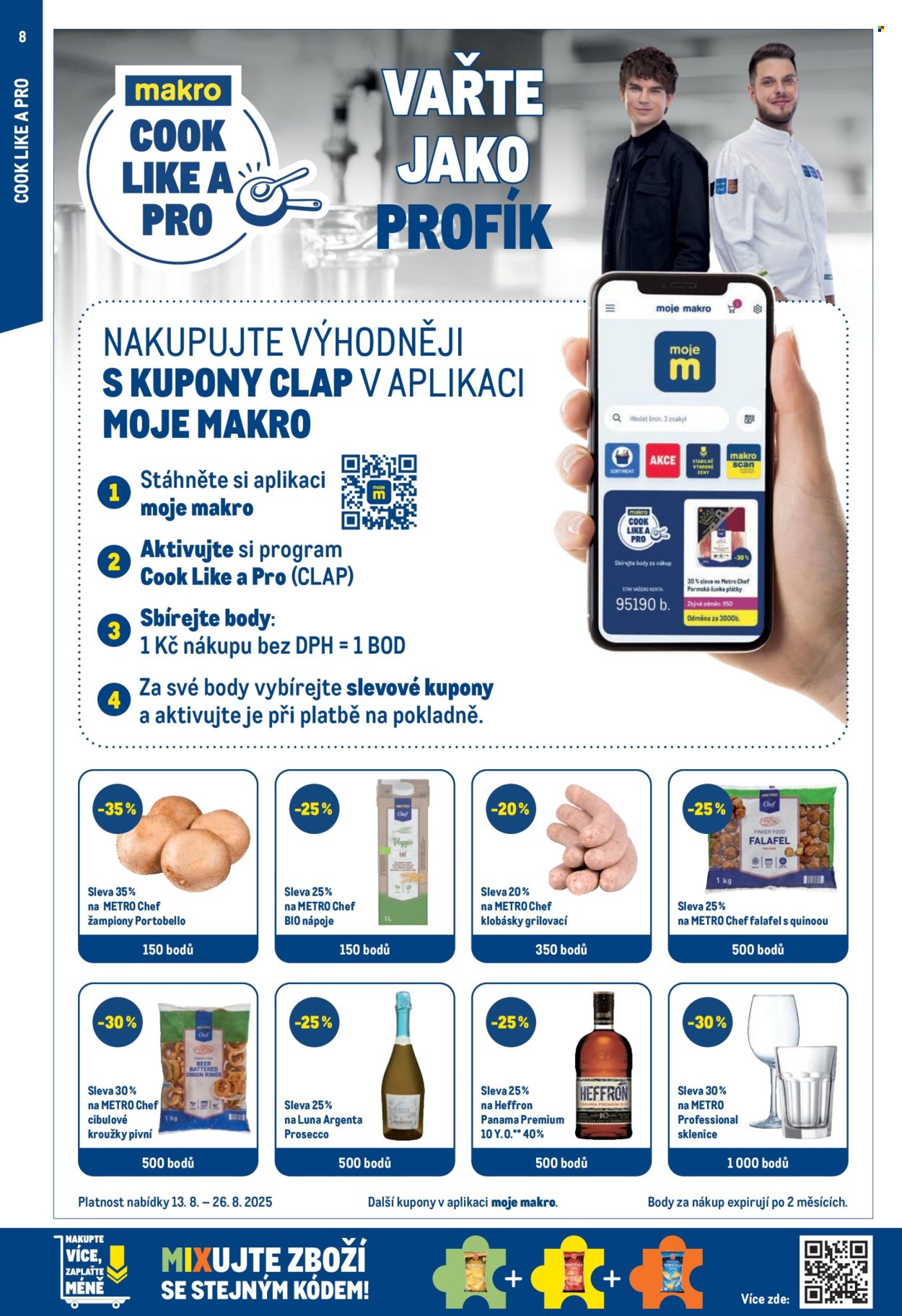 Leták MAKRO - 13.8.2025 - 26.8.2025. Strana 8