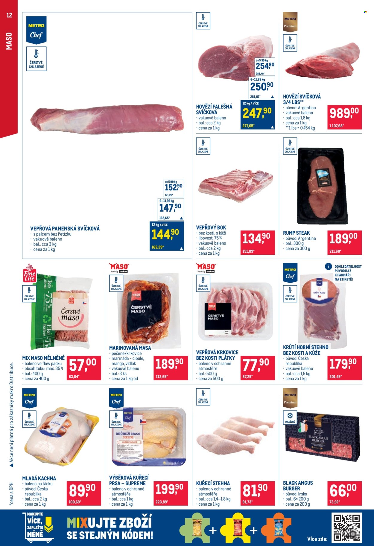 Leták MAKRO - 13.8.2025 - 26.8.2025. Strana 12