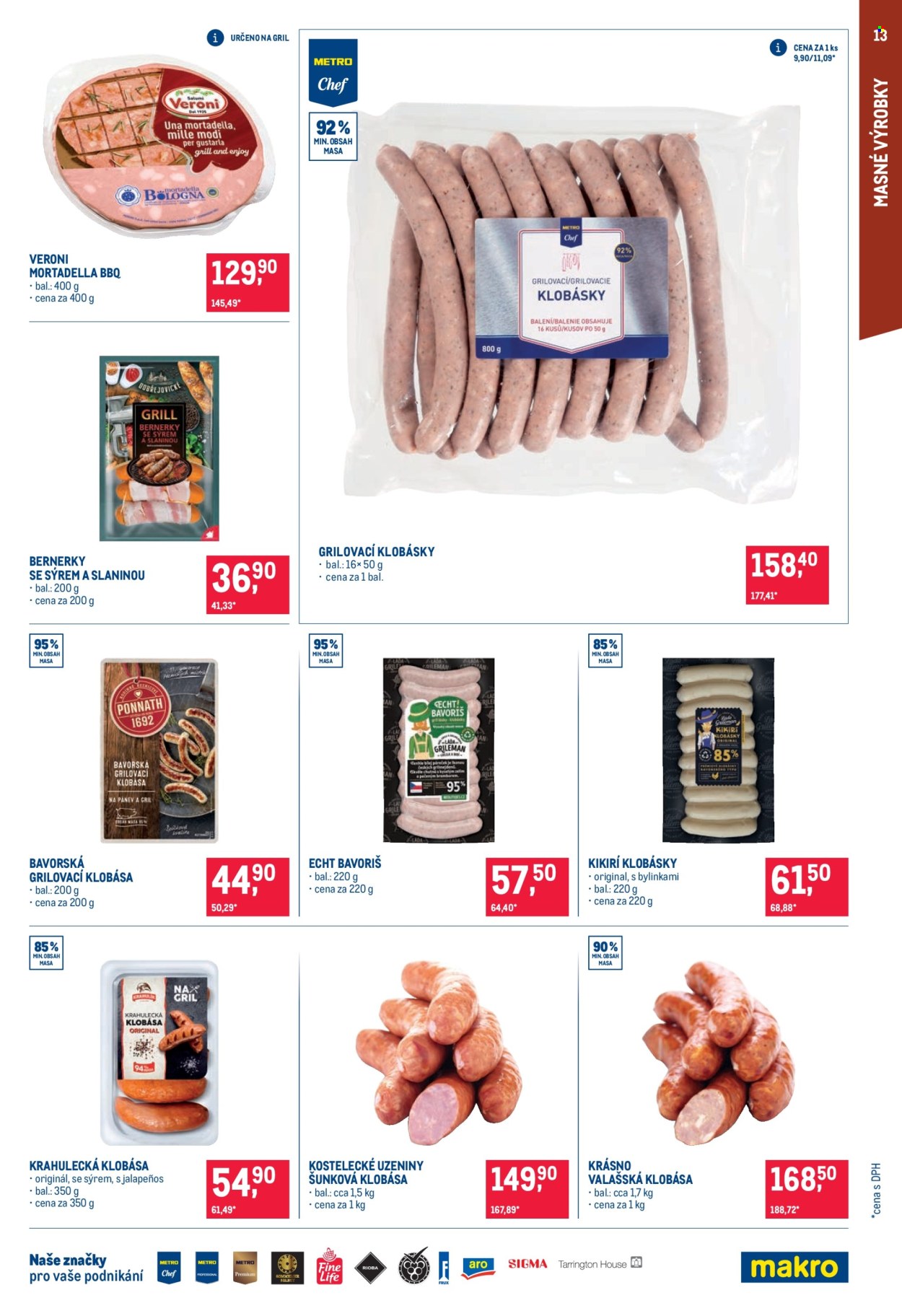 Leták MAKRO - 13.8.2025 - 26.8.2025. Strana 13