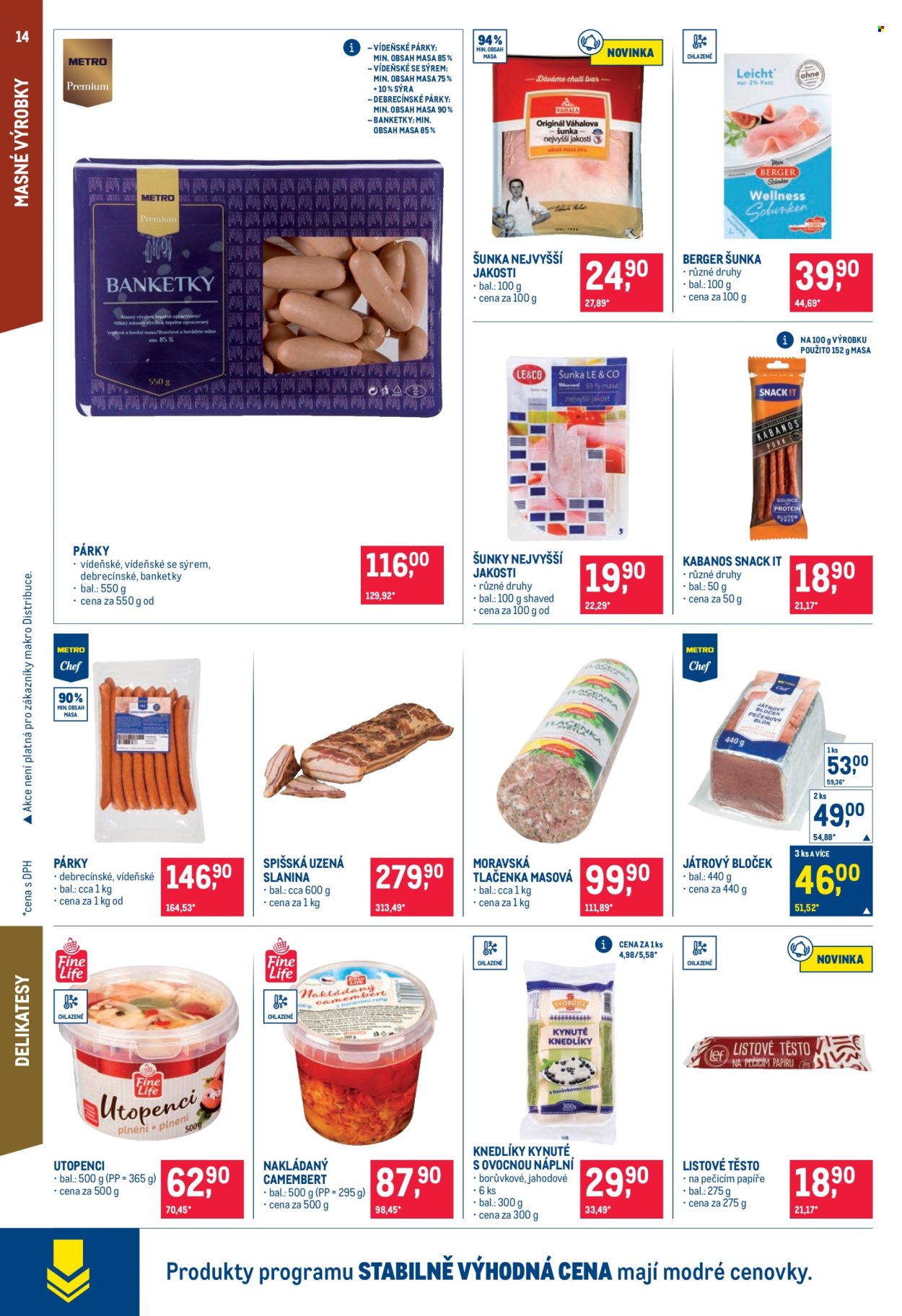 Leták MAKRO - 13.8.2025 - 26.8.2025. Strana 14