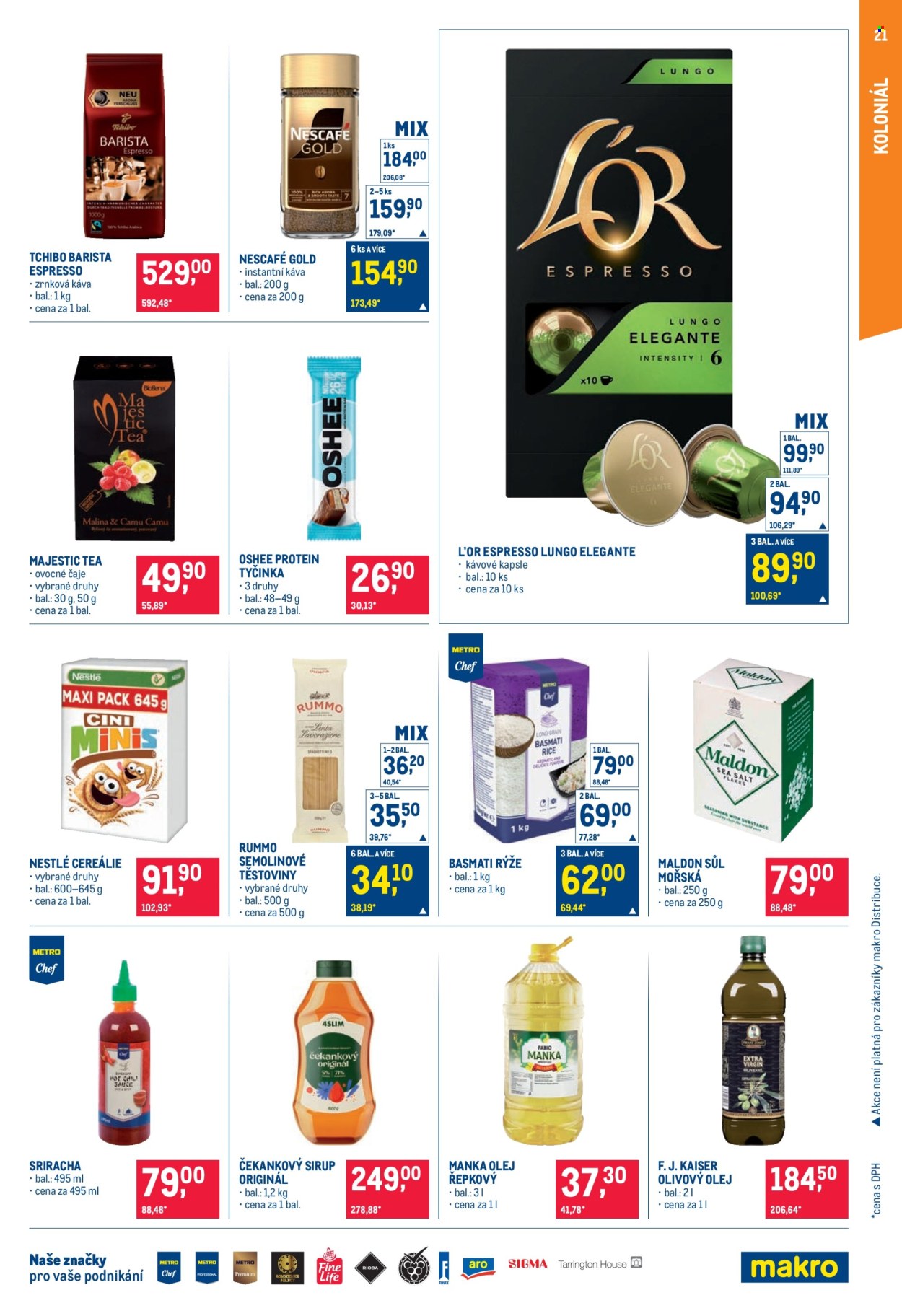 Leták MAKRO - 13.8.2025 - 26.8.2025. Strana 21