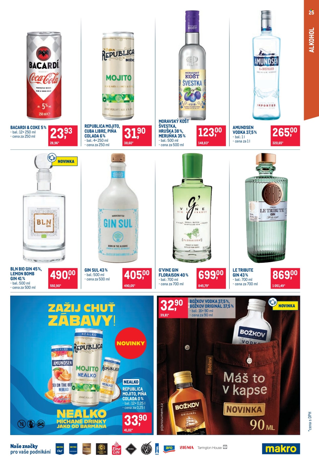 Leták MAKRO - 13.8.2025 - 26.8.2025. Strana 25