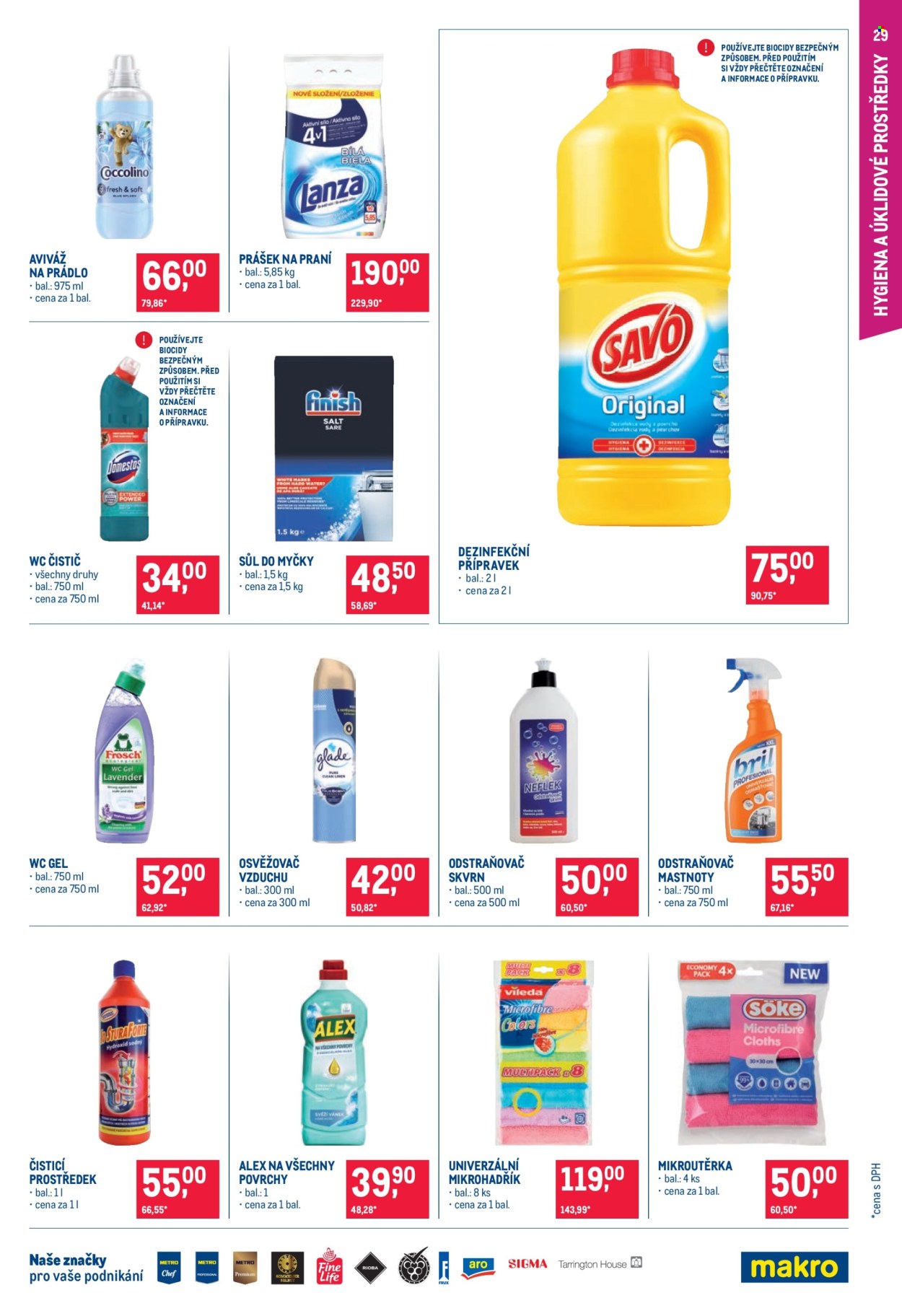 Leták MAKRO - 13.8.2025 - 26.8.2025. Strana 29