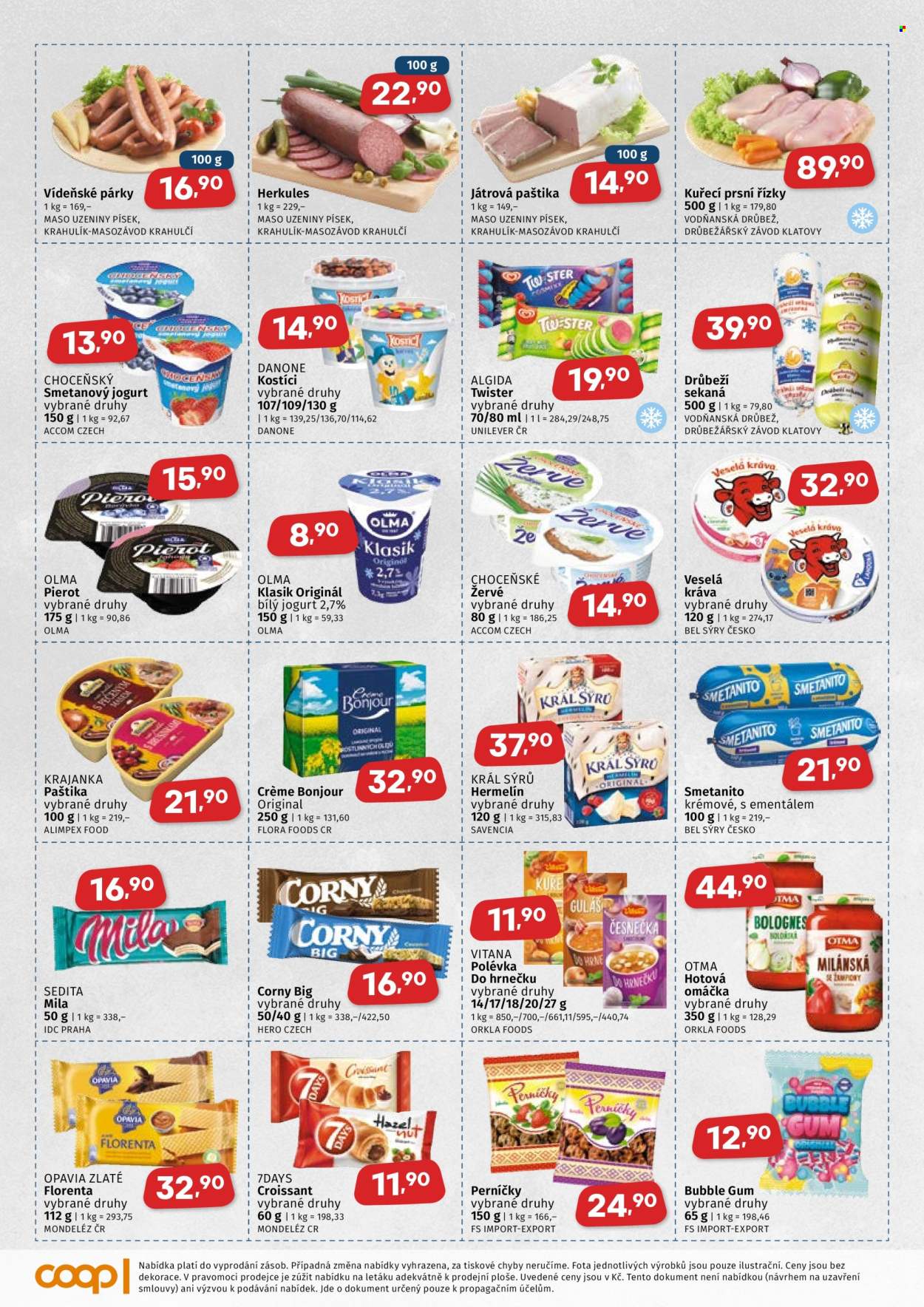 Leták coop JEDNOTA - 13.8.2025 - 26.8.2025. Strana 2