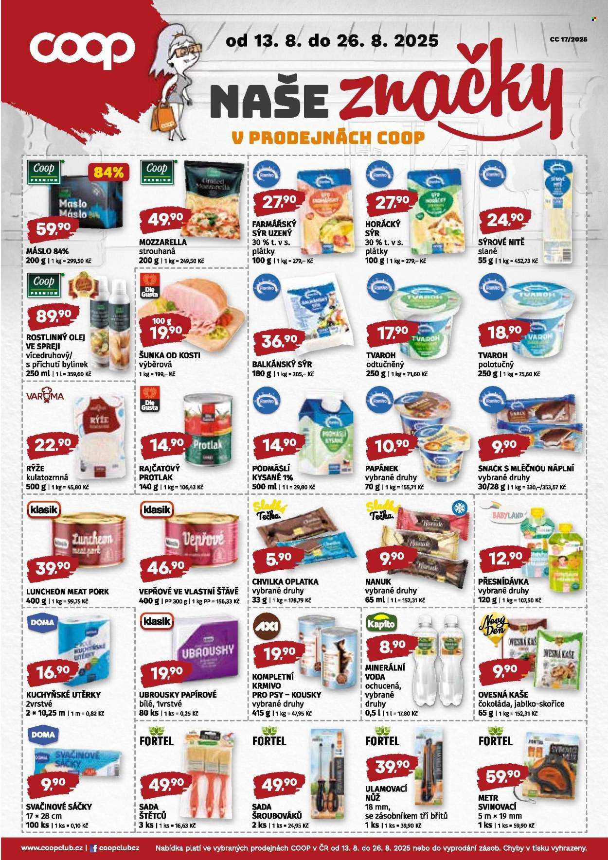 Leták coop JEDNOTA - 13.8.2025 - 26.8.2025. Strana 5